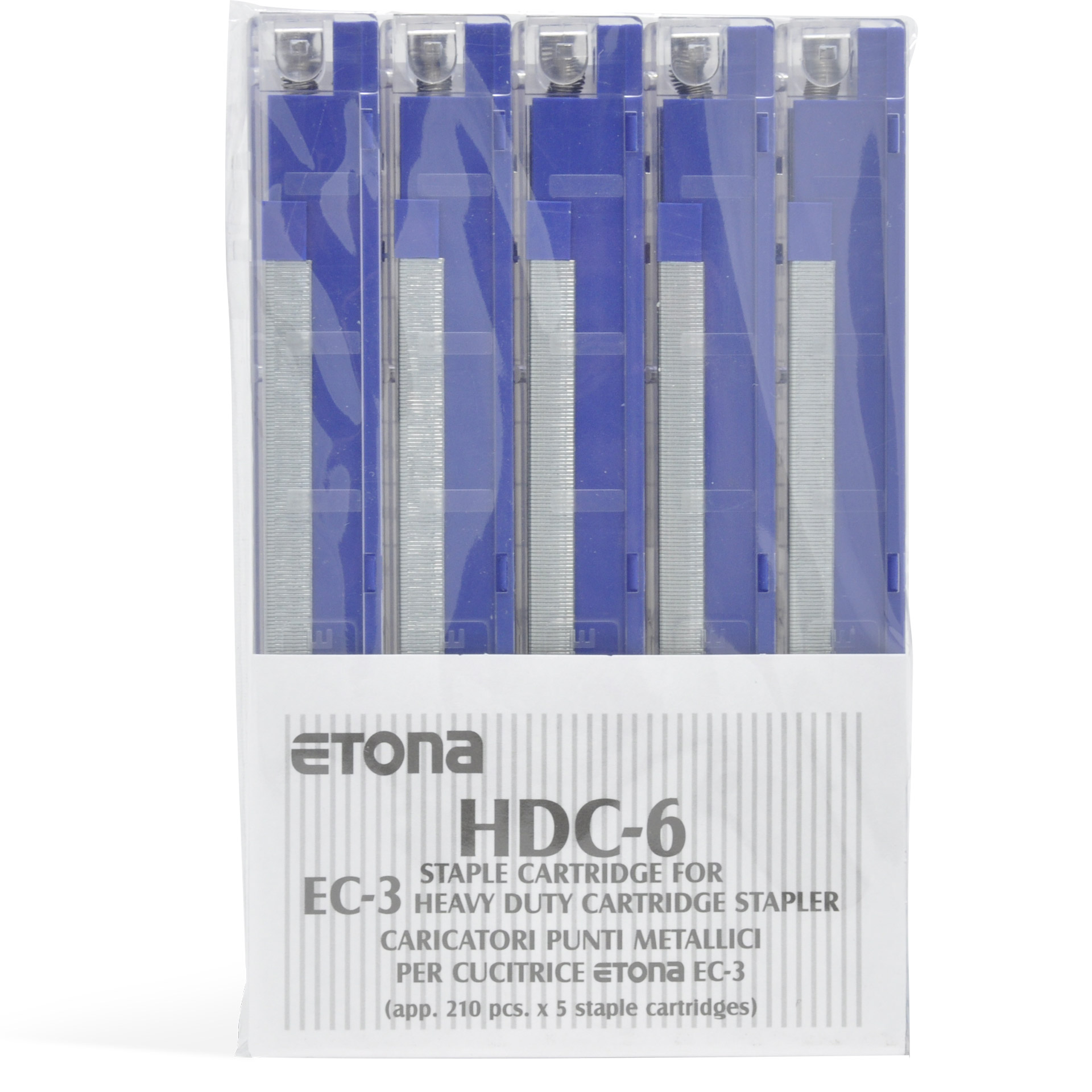 REGUR Heftklammern HDC-6 Blau, 6mm, für Kassetten-Blockhefter Etona EC-3