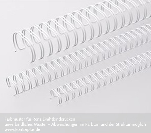 Renz Drahtbinderücken weiss Renz Drahtbinderücken weiss