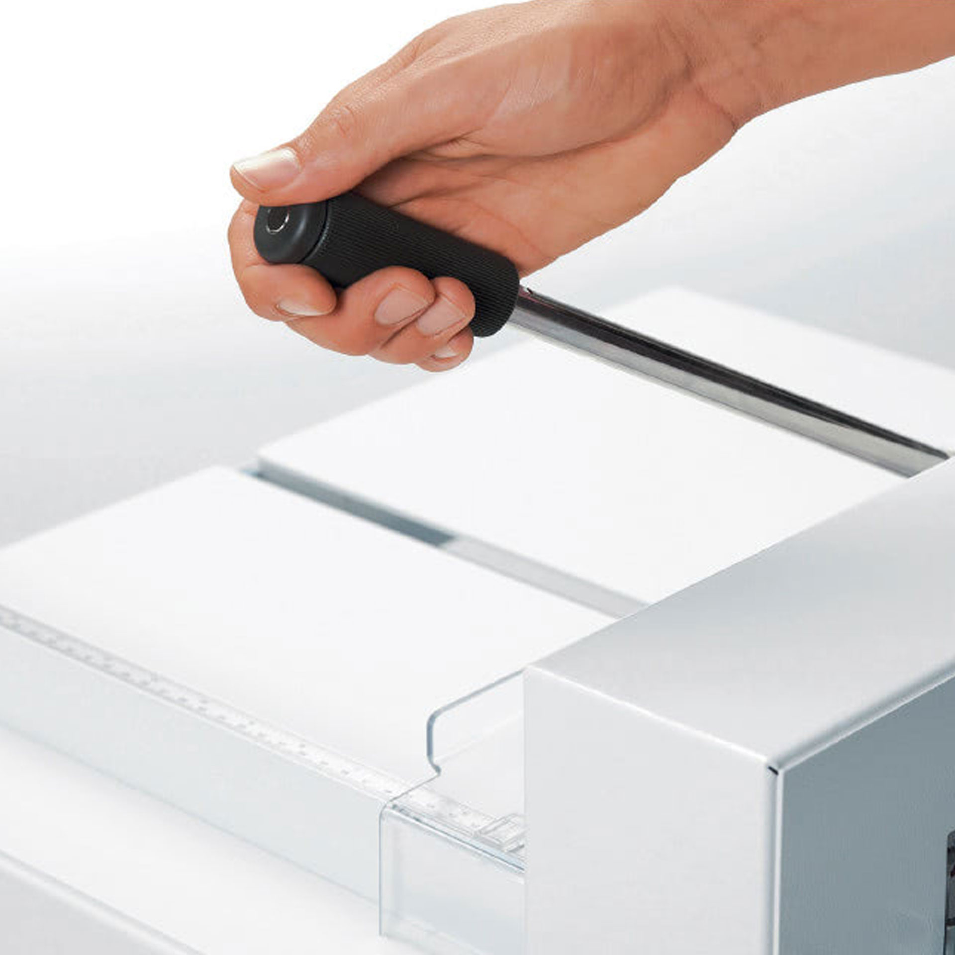 ideal 4305 stapelschneider-ansicht hebelschnellpressung ideal 4305 stapelschneider ansicht der hebelschnellpressung