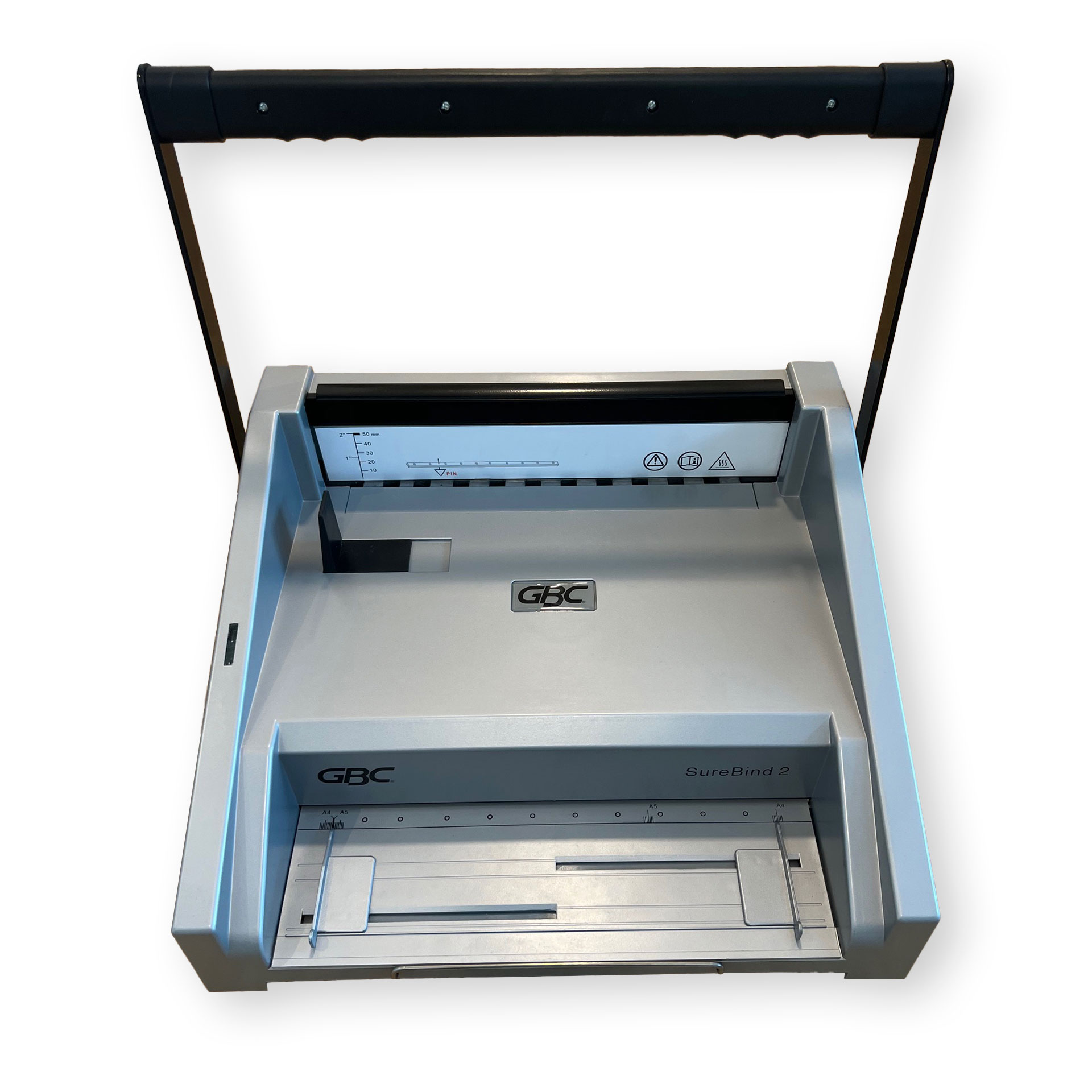 Draufsicht auf die GBC-Surebind 2 Heavy Duty bindemaschine