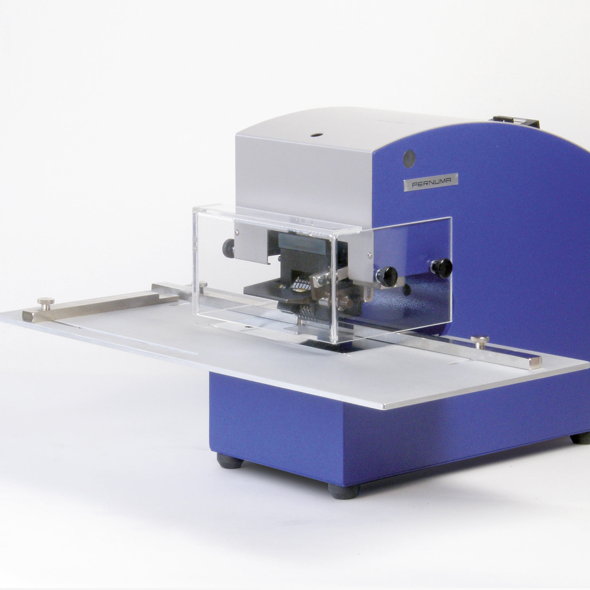 PERNUMA METALLPRINT E Metallprägemaschine Tisch PERNUMA METALLPRINT E Metallprägemaschine mit Platte