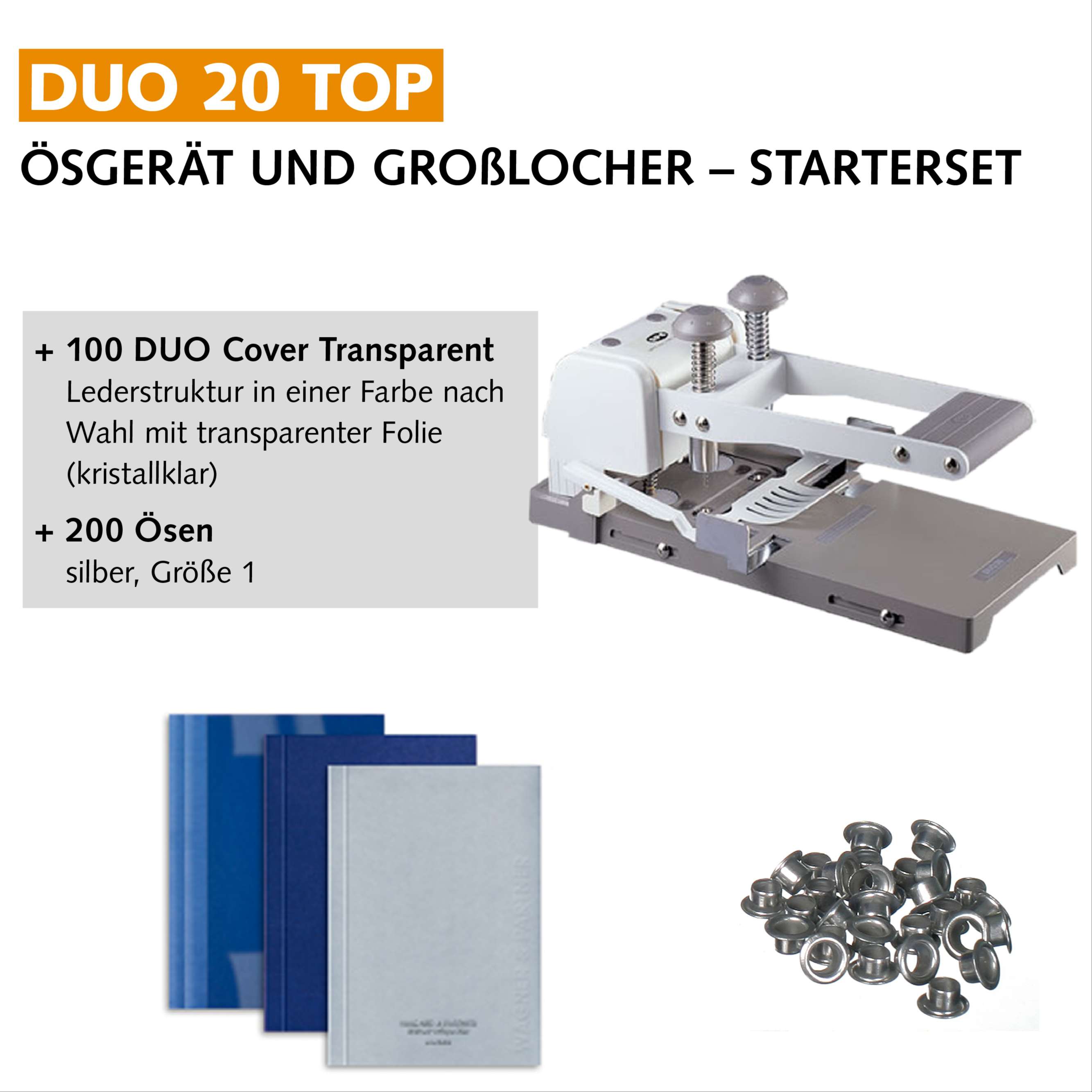 DUO 20 TOP - Ösengerät Startset DUO 20 TOP - Ösengerät Startset