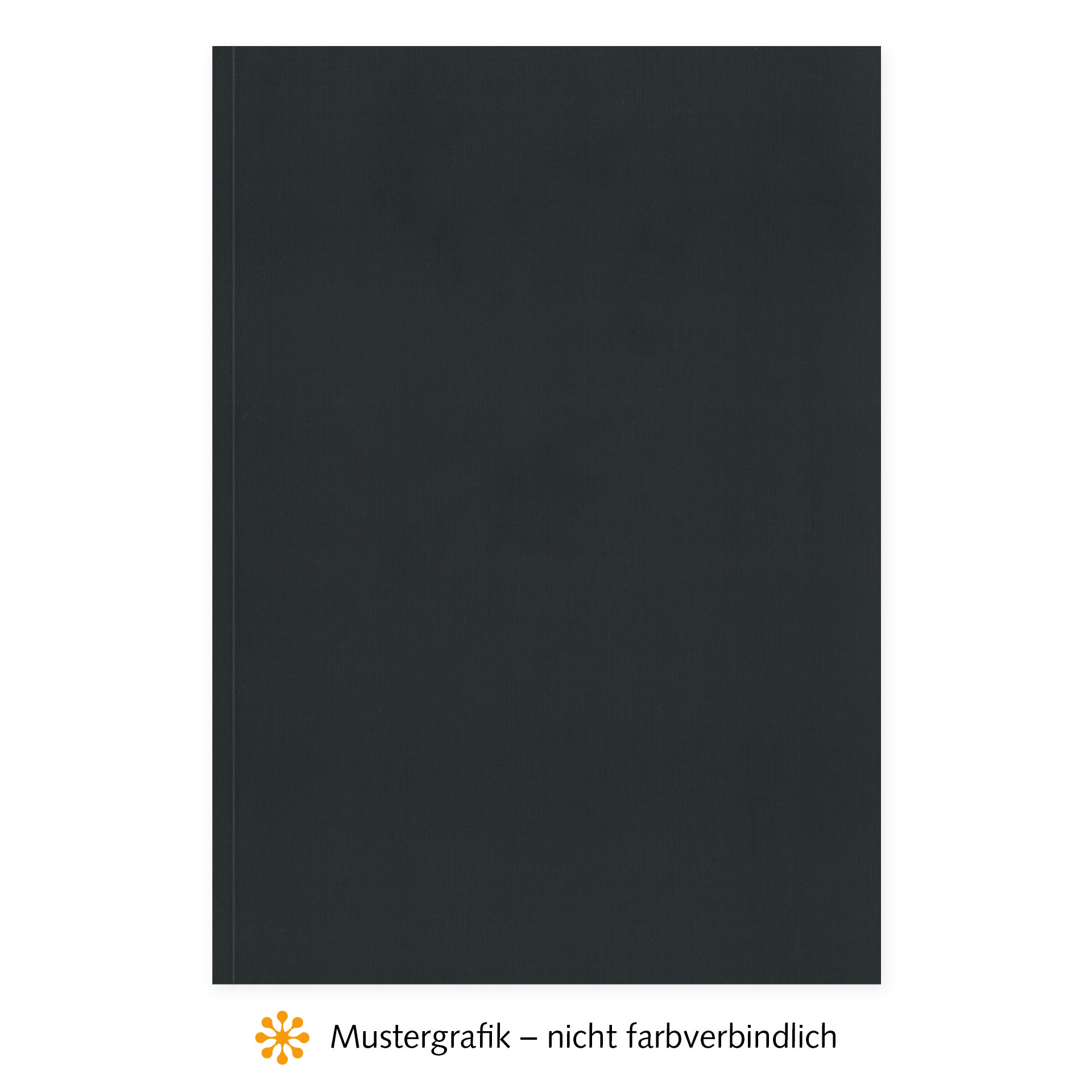 Thermobindemappen | Premium - Vollkarton, Leinen, Schwarz, 5 mm