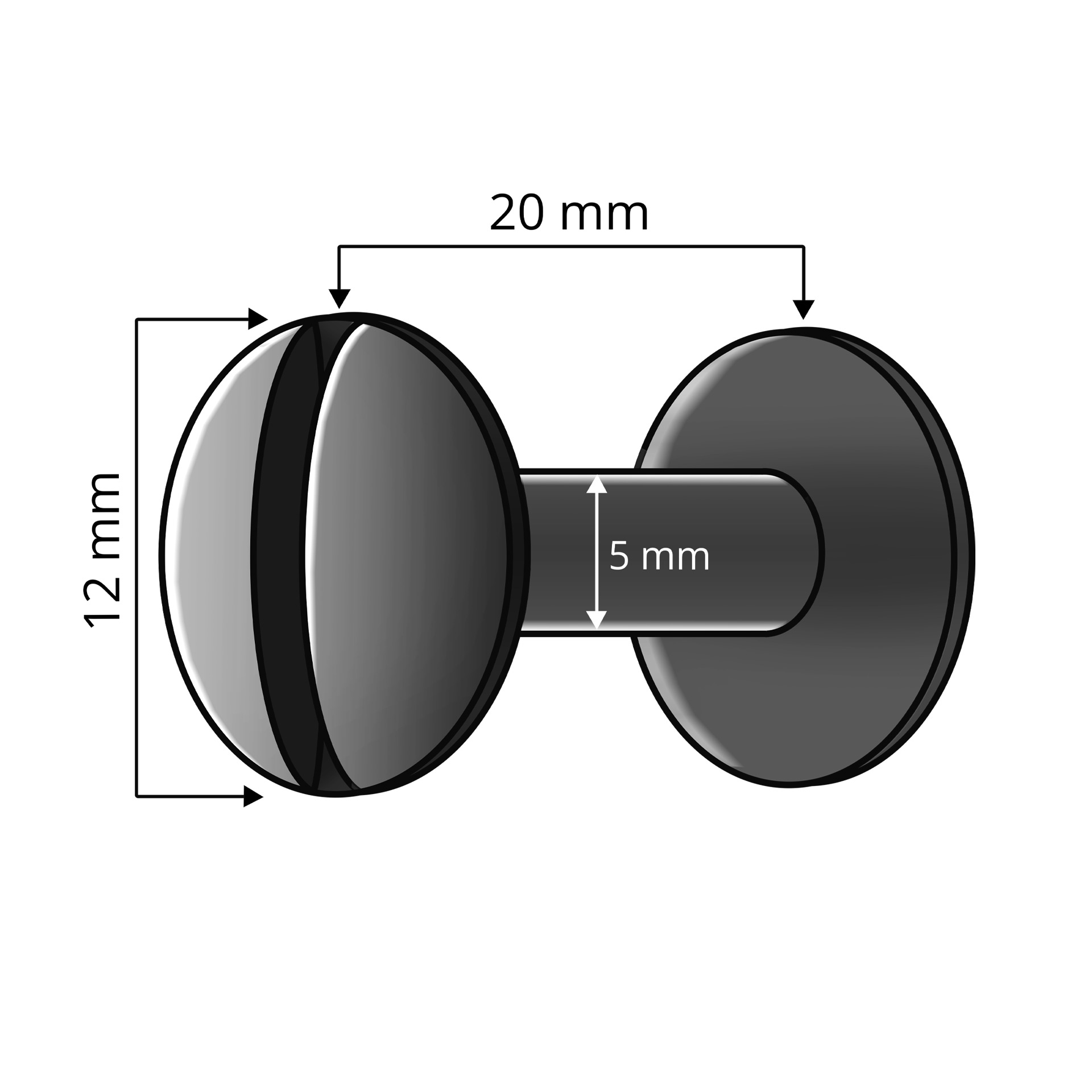 Buchschrauben 20 mm, Kunststoff schwarz matt (für Buchschrauben-Bindung) 1000 Stk Buchschrauben 20 mm, Kunststoff schwarz matt (für Buchschrauben-Bindung) 1000 Stk