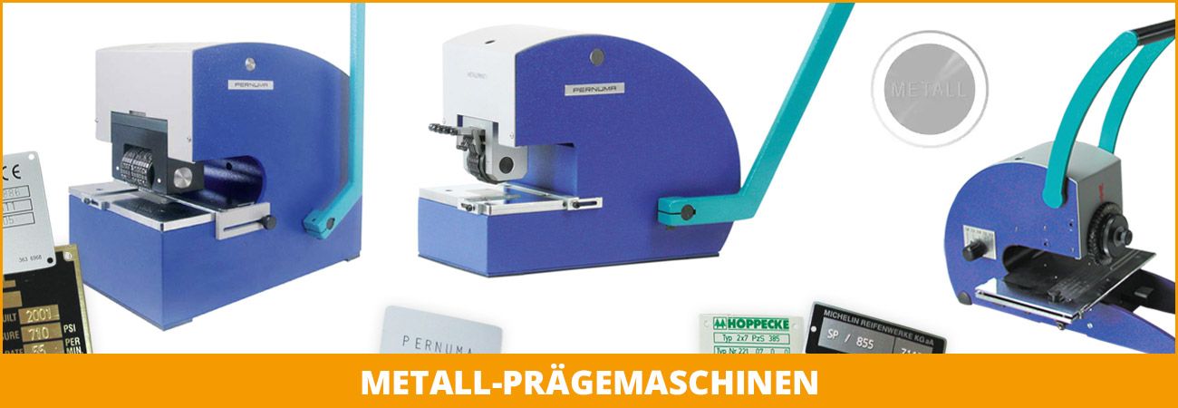 Banner Pernuma Metall Prägemaschienen Metall Prägemaschienen von Pernuma