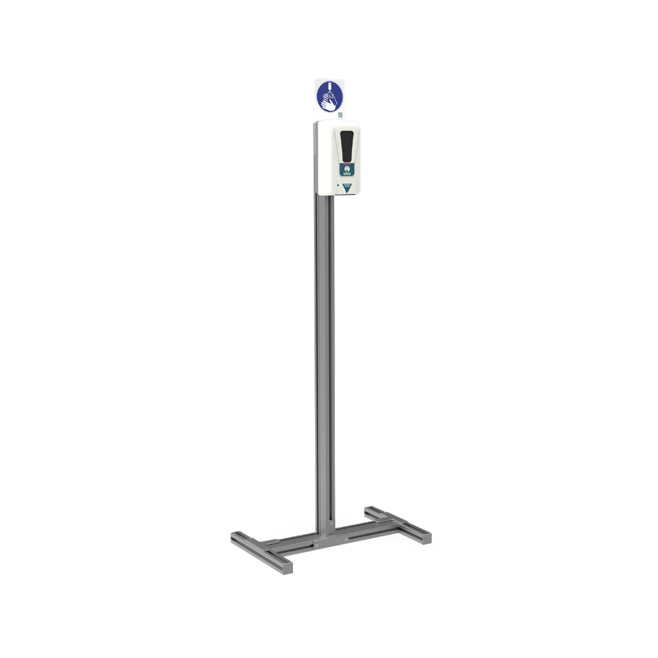 RENZ Desinfektionsspender mit Ständer Aluminium RENZ Desinfektionsspender mit Ständer Aluminium