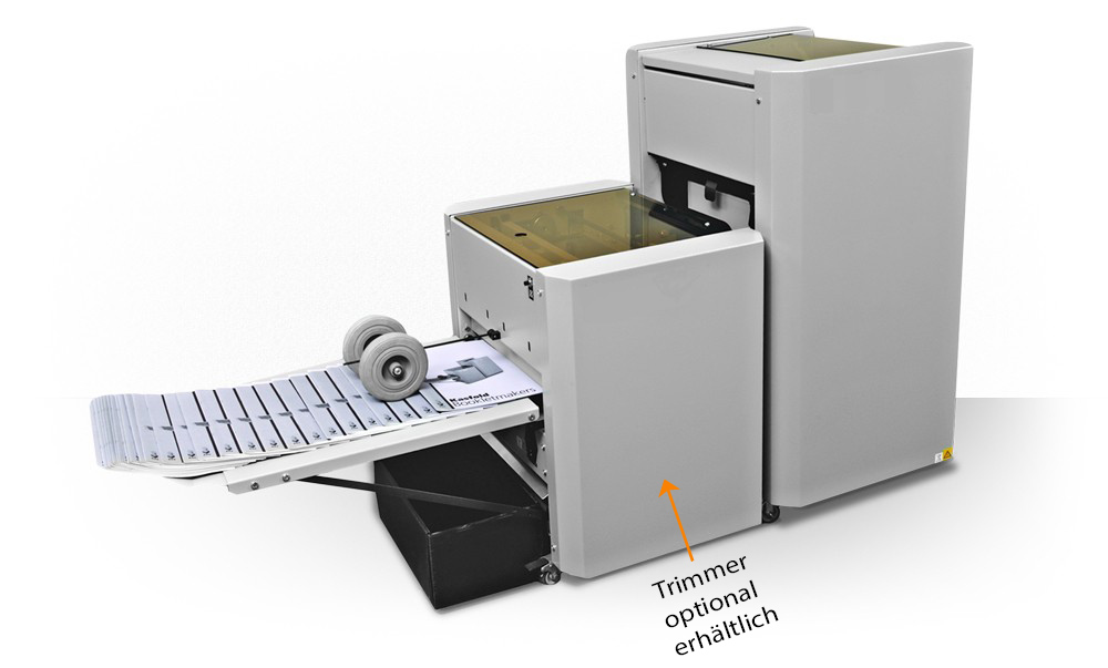 Superfax Falz- & Heftmaschine SF-3000 und SF-5000 | Trimmer optional erhältlich Superfax Falz- & Heftmaschine SF-3000 und SF-5000 | Trimmer optional erhältlich