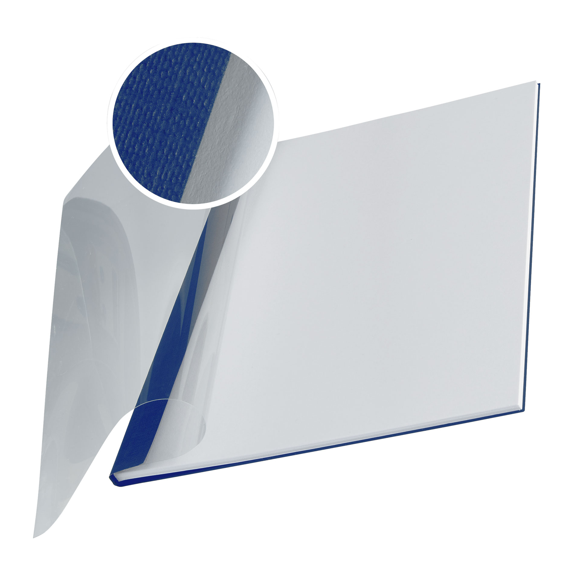 LEITZ Buchbindemappen Softcover ImpressBind [AA] DIN A4, Blau, 10 bis 35 Seiten, 3,5 mm