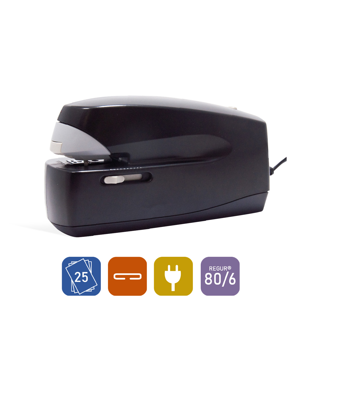 Elektrohefter REGUR 6/25 Leistungsstarker Elektrohefter REGUR 6/25 für geschnlossene Heftung