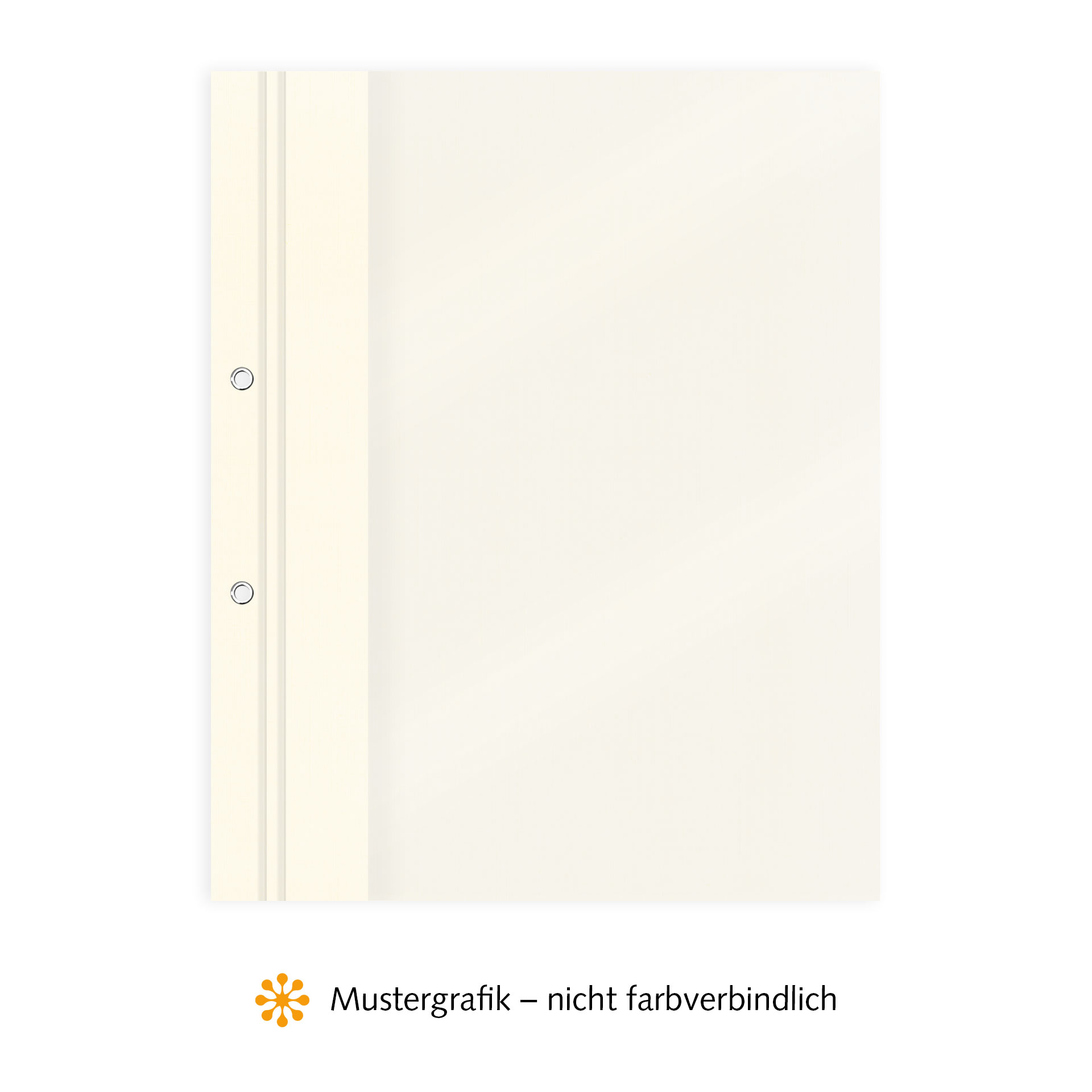 Bilanz- & Bindemappen B2, Vorderseite Folie MATT transparent, Rückseite Karton Leinen, Creme / Perlweiß, innen 8-fach geöst, außen 2-fach geöst, Ösen Eisen vernickelt Bilanz- & Bindemappen B2, Vorderseite Folie MATT transparent, Rückseite Karton Leinen, Creme / Perlweiß, innen 8-fach geöst, außen 2-fach geöst, Ösen Eisen vernickelt