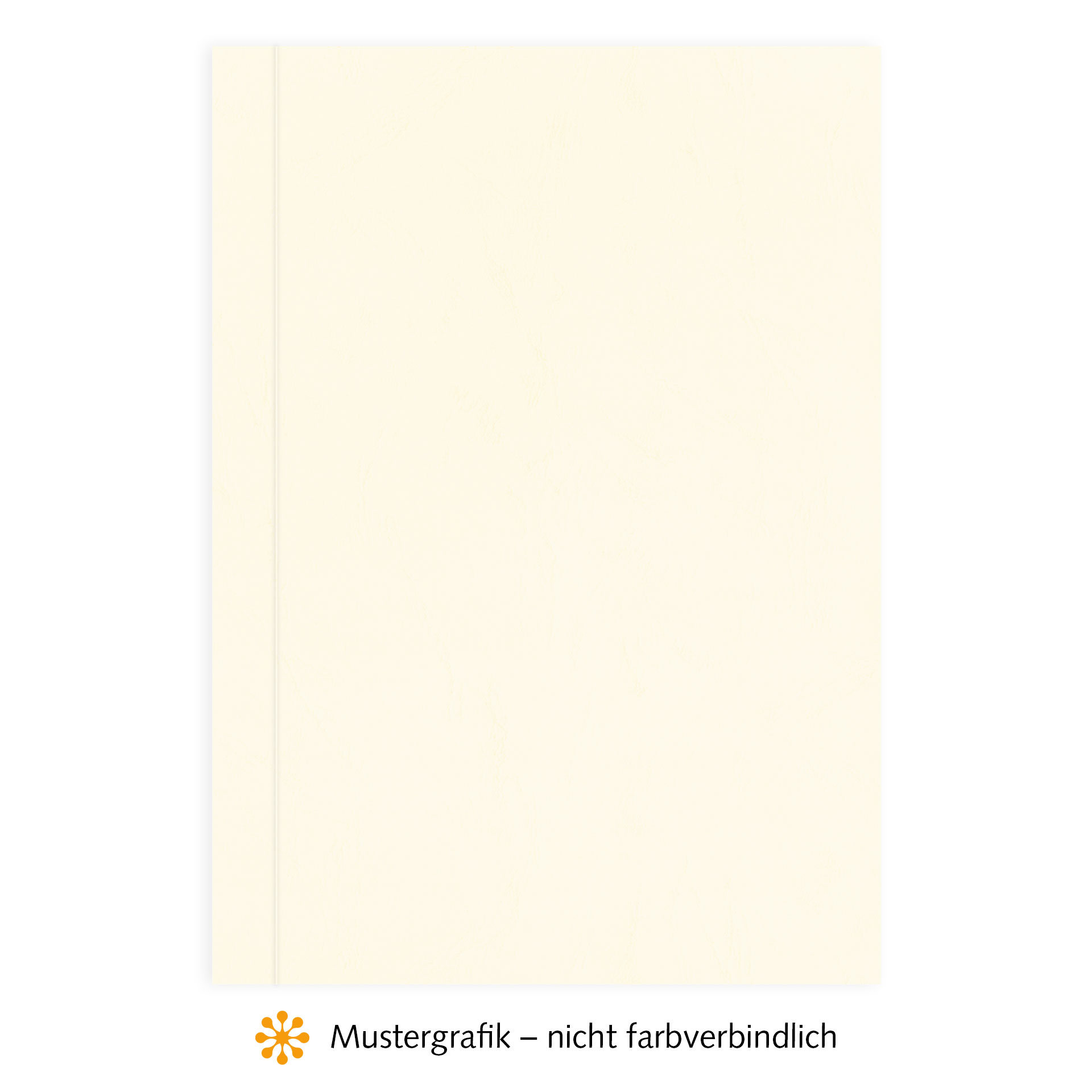 Ösenmappen DUO Cover, mit BEIDSEITIG Karton, Leder, Creme / Perlweiß, 2 mm, 11 bis 20 Blatt