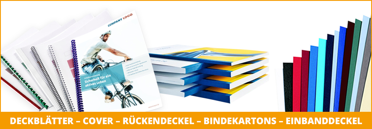 Bindekarton & Bindefolie für Bindemappen online kaufen! - Shop