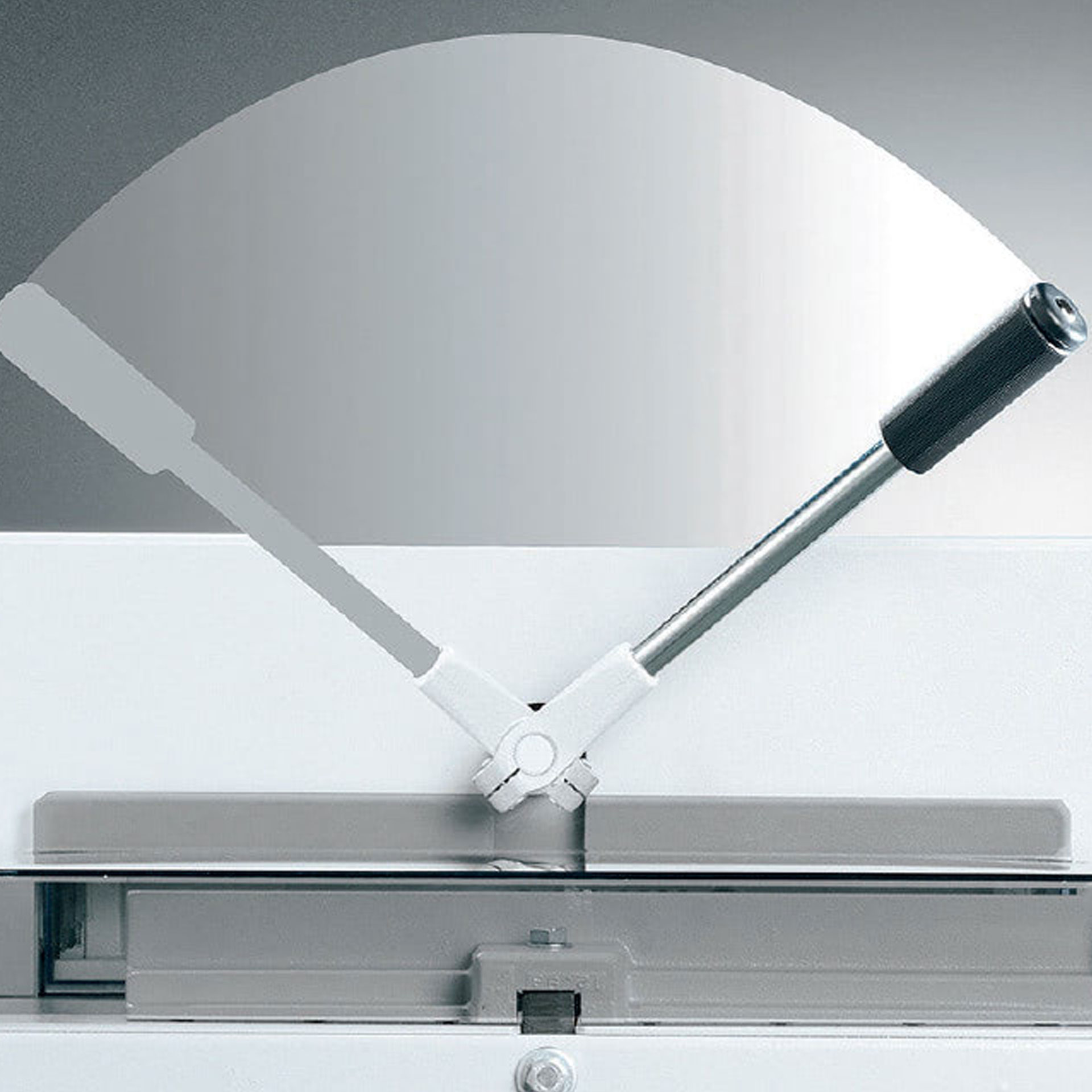 ideal 4315 stapelschneider-darstellung der hebelschnellpressung iideal 4315 stapelschneider, darstellung der hebelschnellpressung