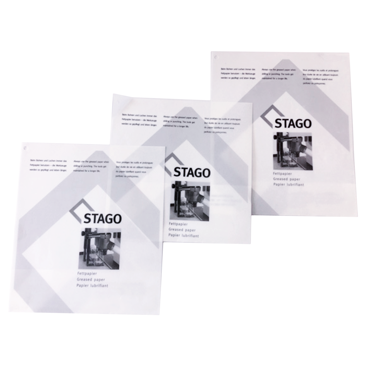 Wachspapier - Fettpapier STAGO DIN A4 Wachspapier - Fettpapier STAGO, DIN A4