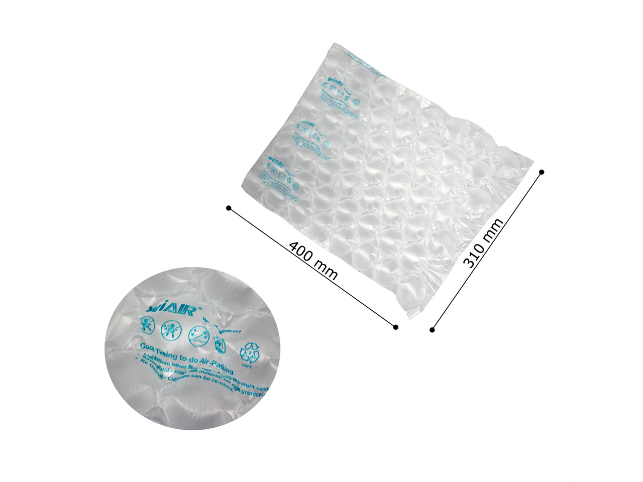 Luftpolsterfolie 400 x 310 mm Luftpolsterfolie 400 x 310 mm