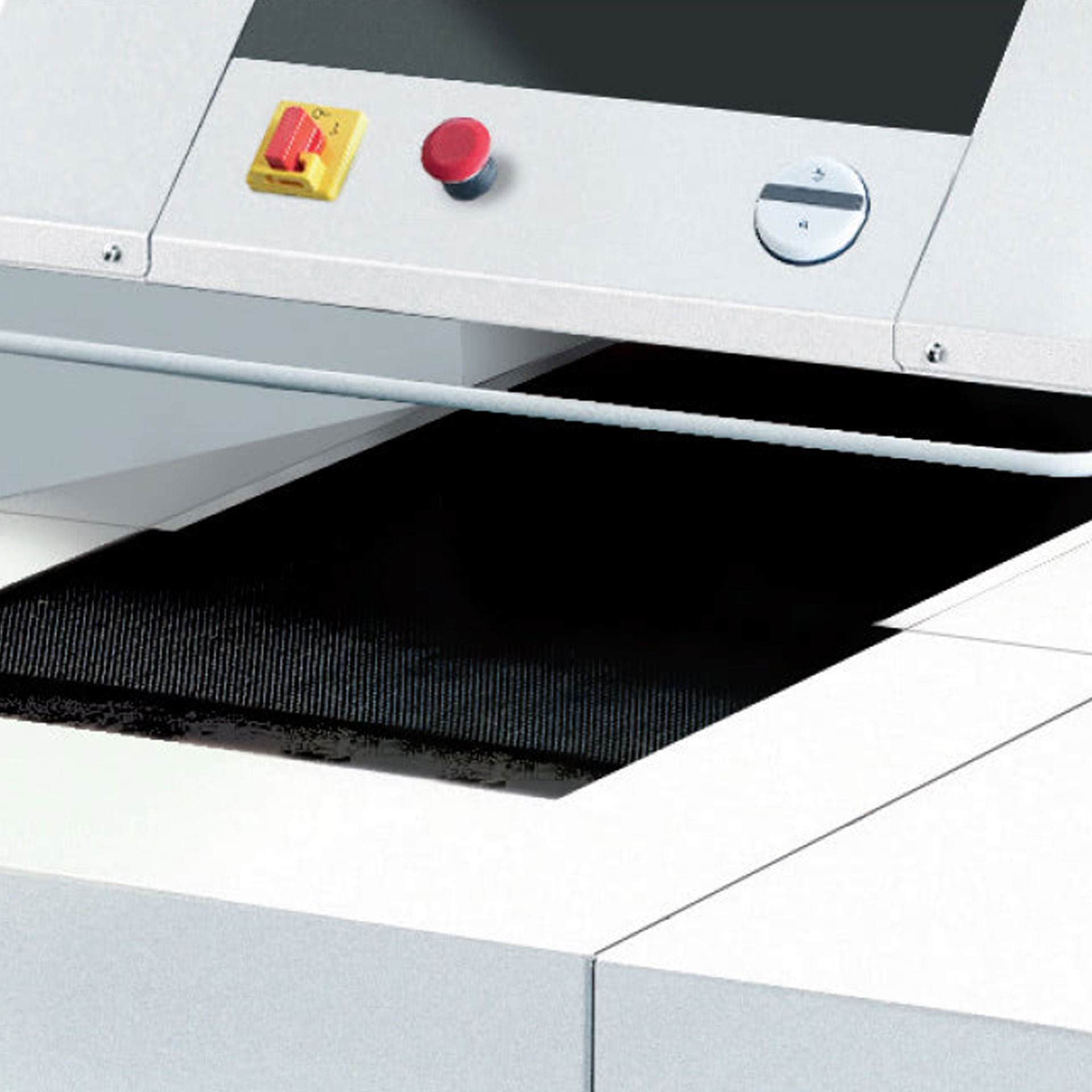 ideal 4108 aktenvernichter-transportband ideal 4108 aktenvernichter-ansicht auf das transportband