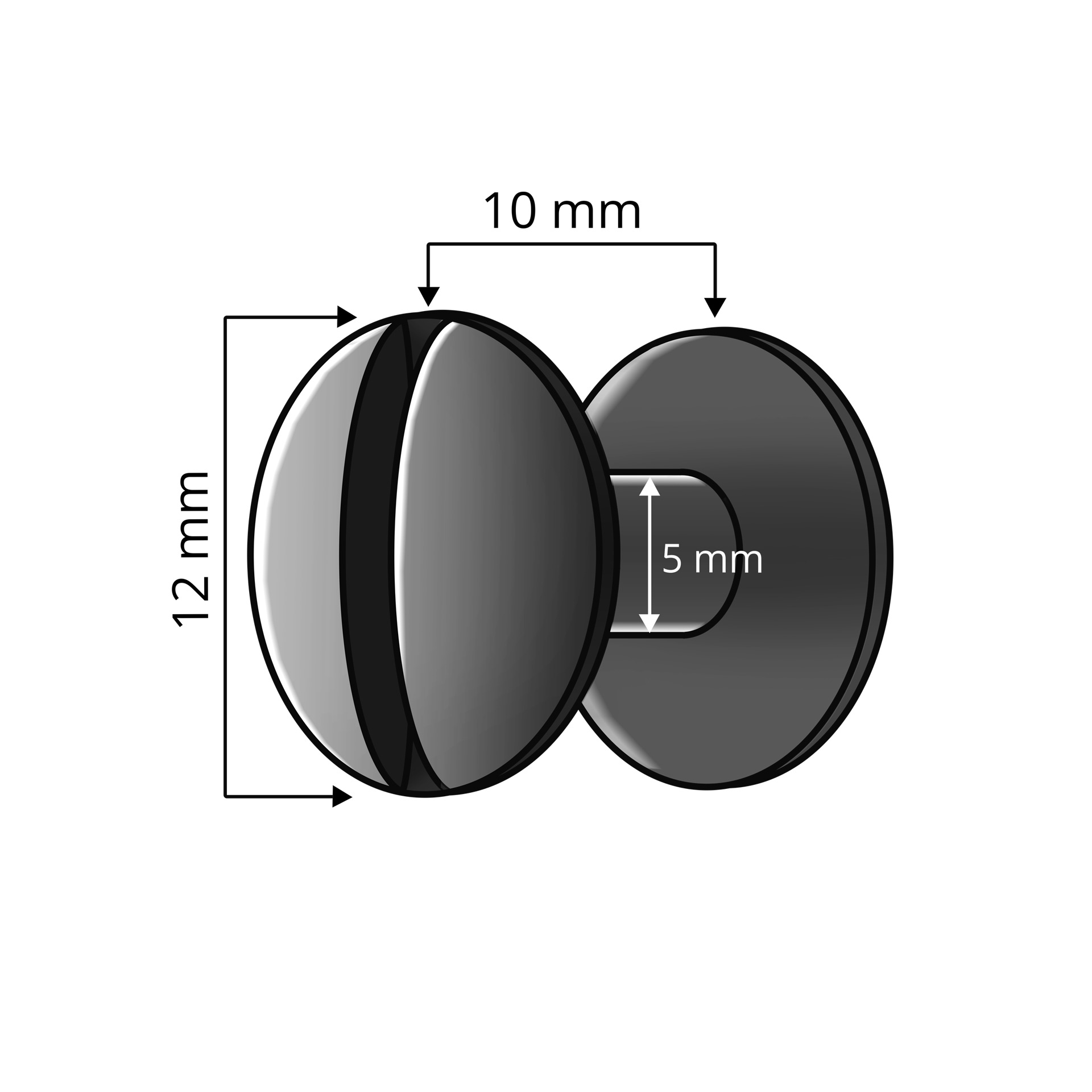 Buchschrauben 10mm, Kunststoff schwarz matt (für Buchschrauben-Bindung) 1000 Stk Buchschrauben 10mm, Kunststoff schwarz matt (für Buchschrauben-Bindung) 1000 Stk