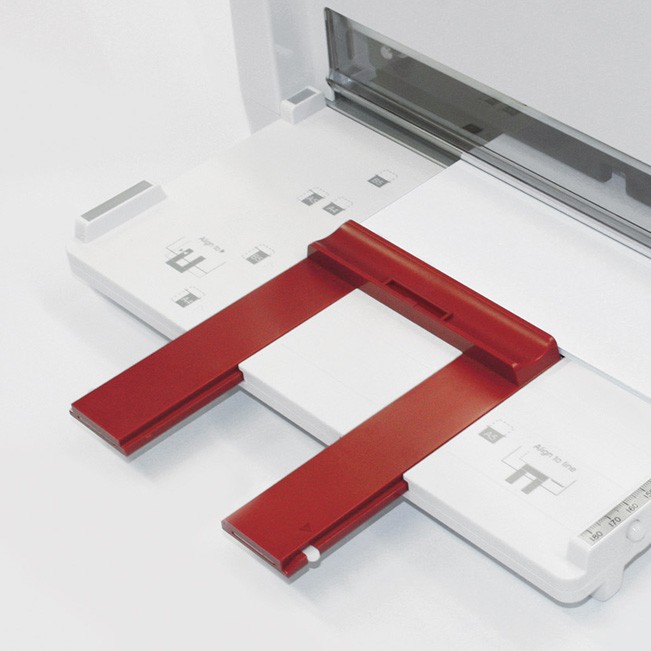 ideal 3006 stapelschneider - ansicht rueckanschlag ideal 3006 stapelschneider - ansicht vom rueckanschlag