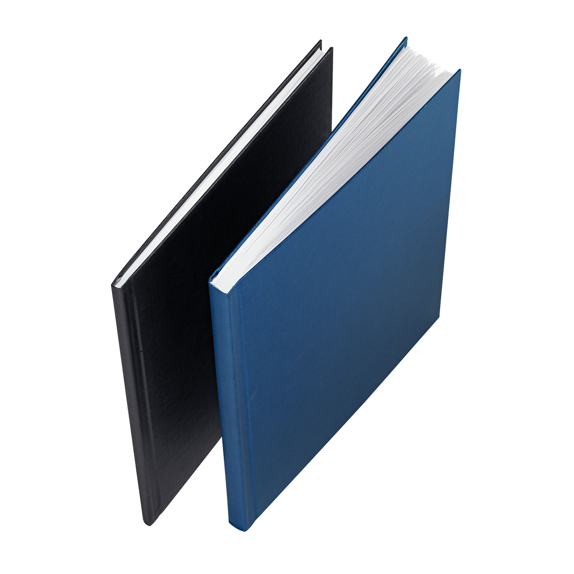 LEITZ Buchbindemappen Hardcover ImpressBind [AA] DIN A4, Blau, 10 bis 35 Seiten, 3,5 mm