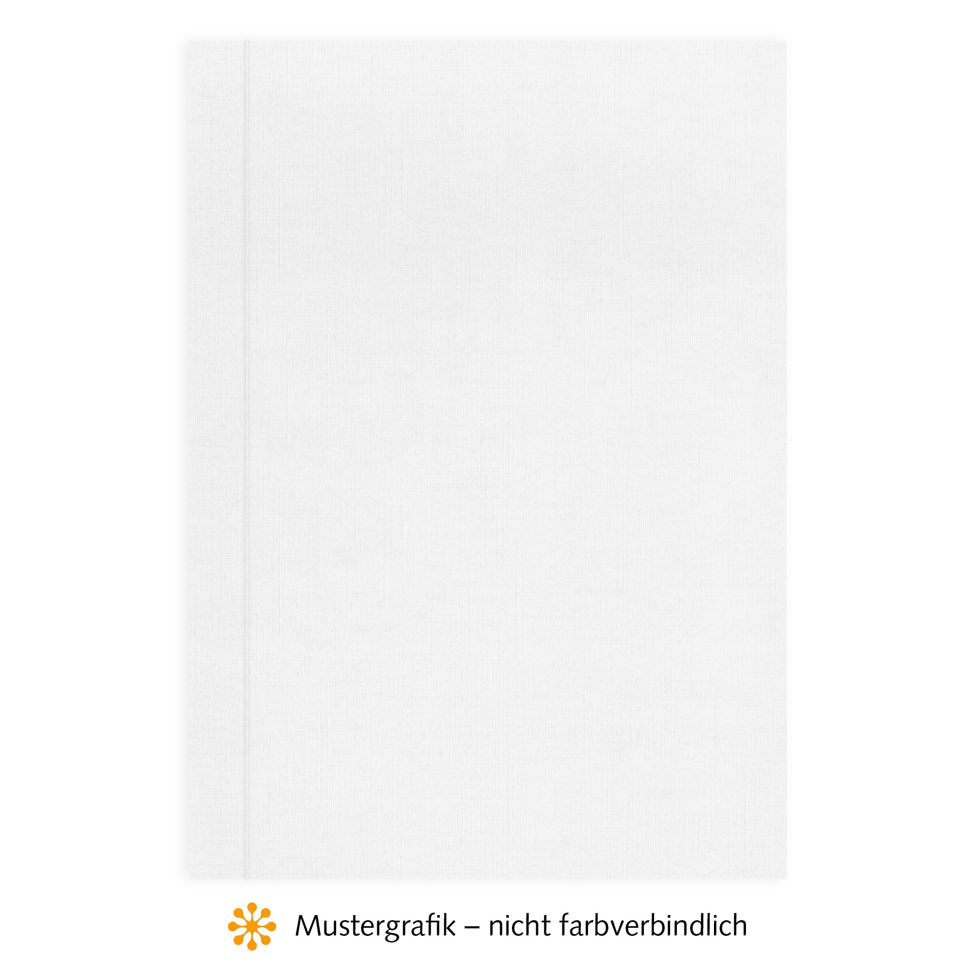 Ösenmappen DUO Cover, mit BEIDSEITIG Karton, Leinen, Weiß, 4 mm, 31 bis 40 Blatt