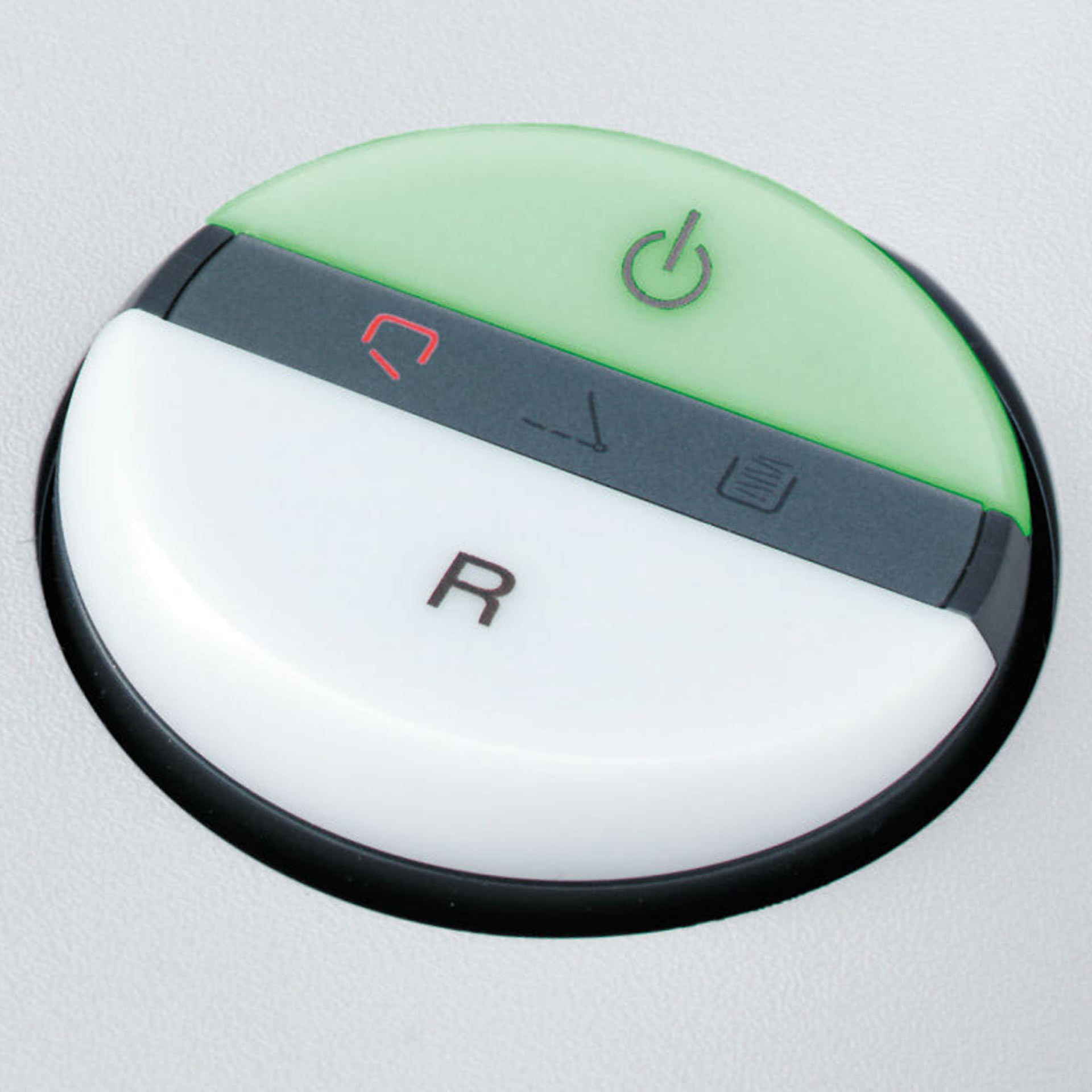 ideal aktenvernichter-draufsicht auf das easy-switch schaltelement