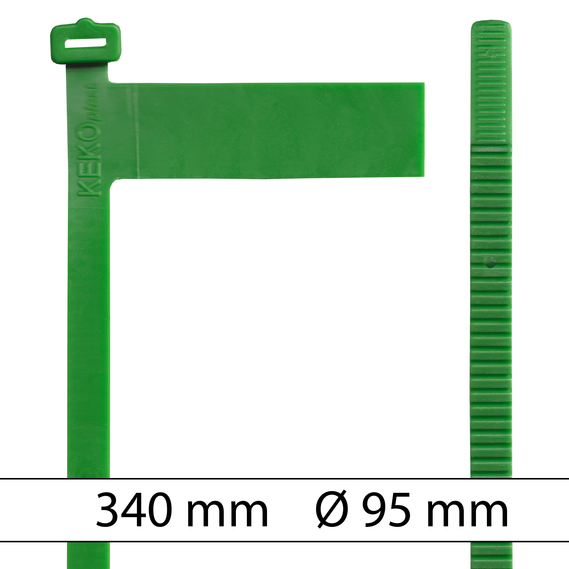 kabelkennzeichnungen grün 340 mm