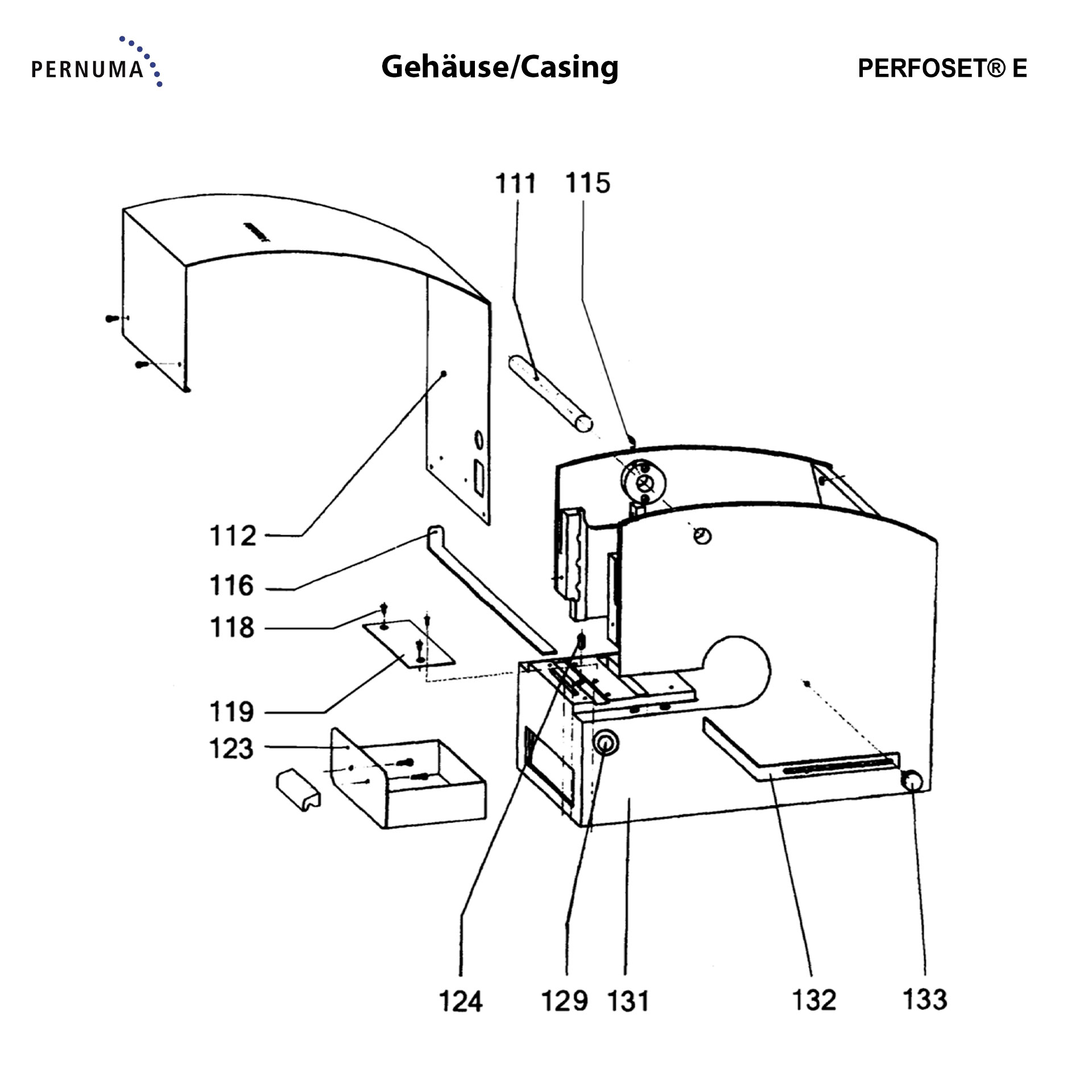 Ersatzteile für PERNUMA PERFOSET E (9221, 9218, 9202) Ersatzteile für PERNUMA PERFOSET E (9221, 9218, 9202)