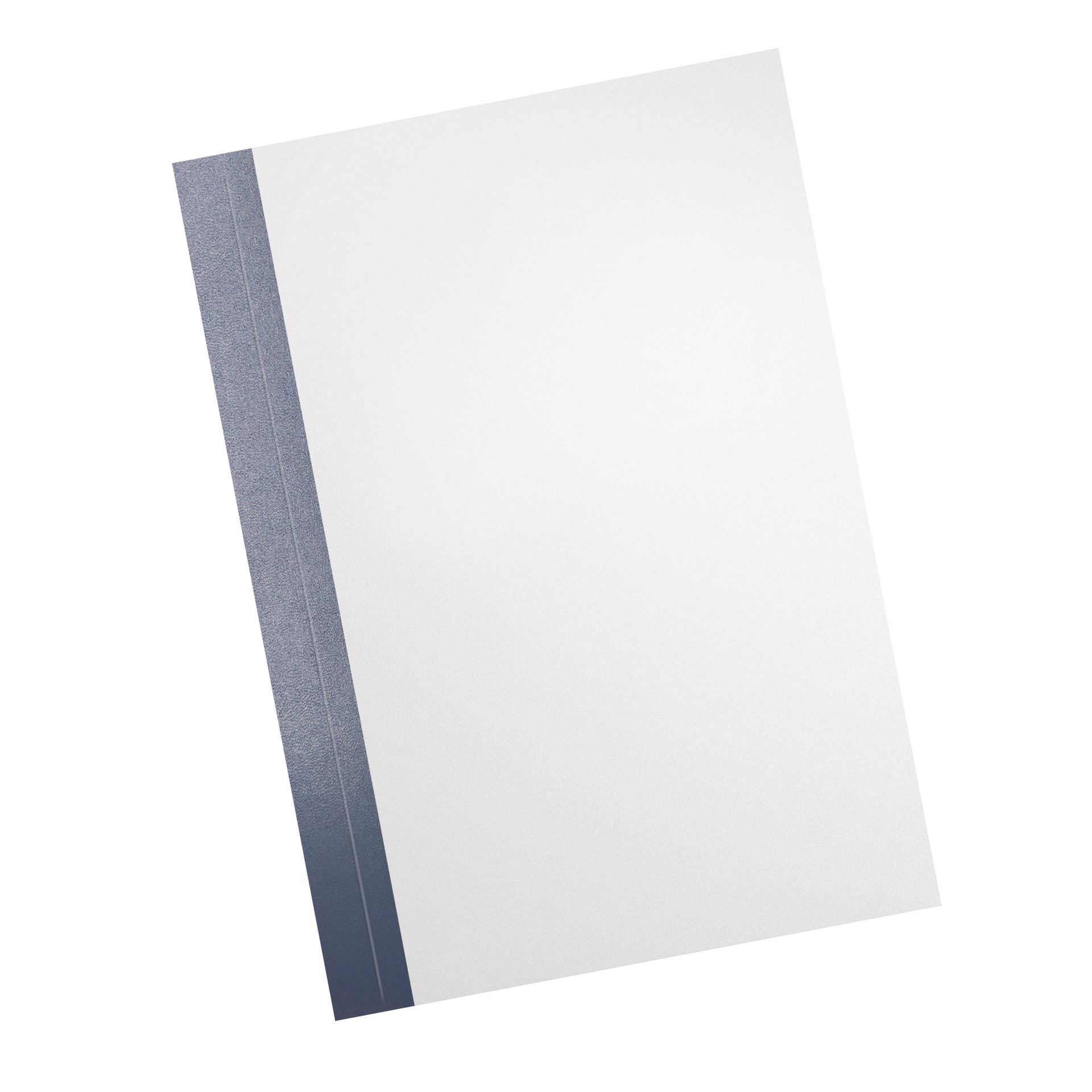 Bindefolien MATT transparent mit Randstreifen | SureBind / Velobind Cover | Business / Noblesse Regenzy ohne Rückendeckel