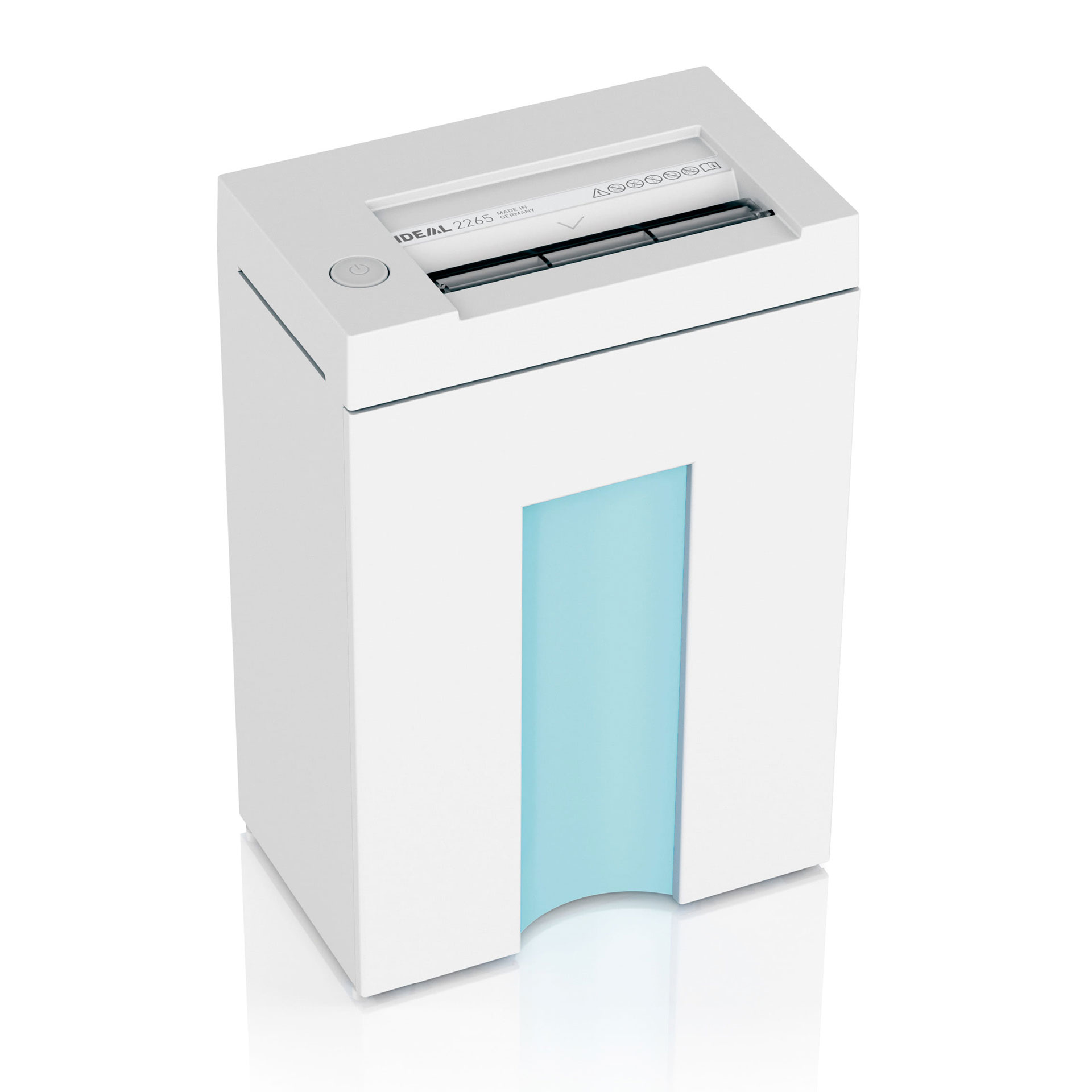 ideal 2265 cc aktenvernichter-linke vorder-und seitenansicht ideal 2265 cc aktenvernichter, linke vorder-und seitenansicht