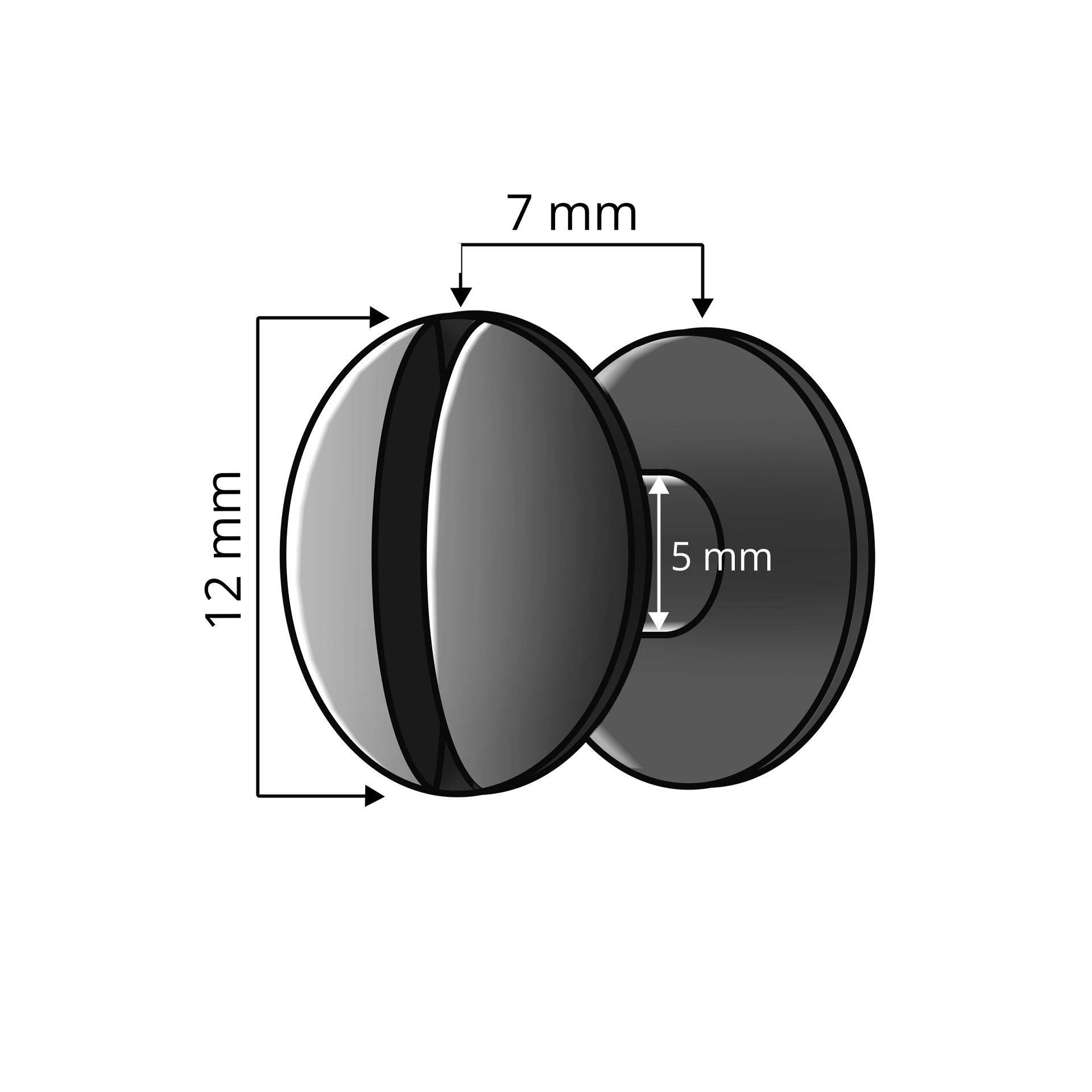 Buchschrauben 7 mm, Kunststoff schwarz matt (für Buchschrauben-Bindung) 1000 Stk Buchschrauben 7 mm, Kunststoff schwarz matt (für Buchschrauben-Bindung) 1000 Stk