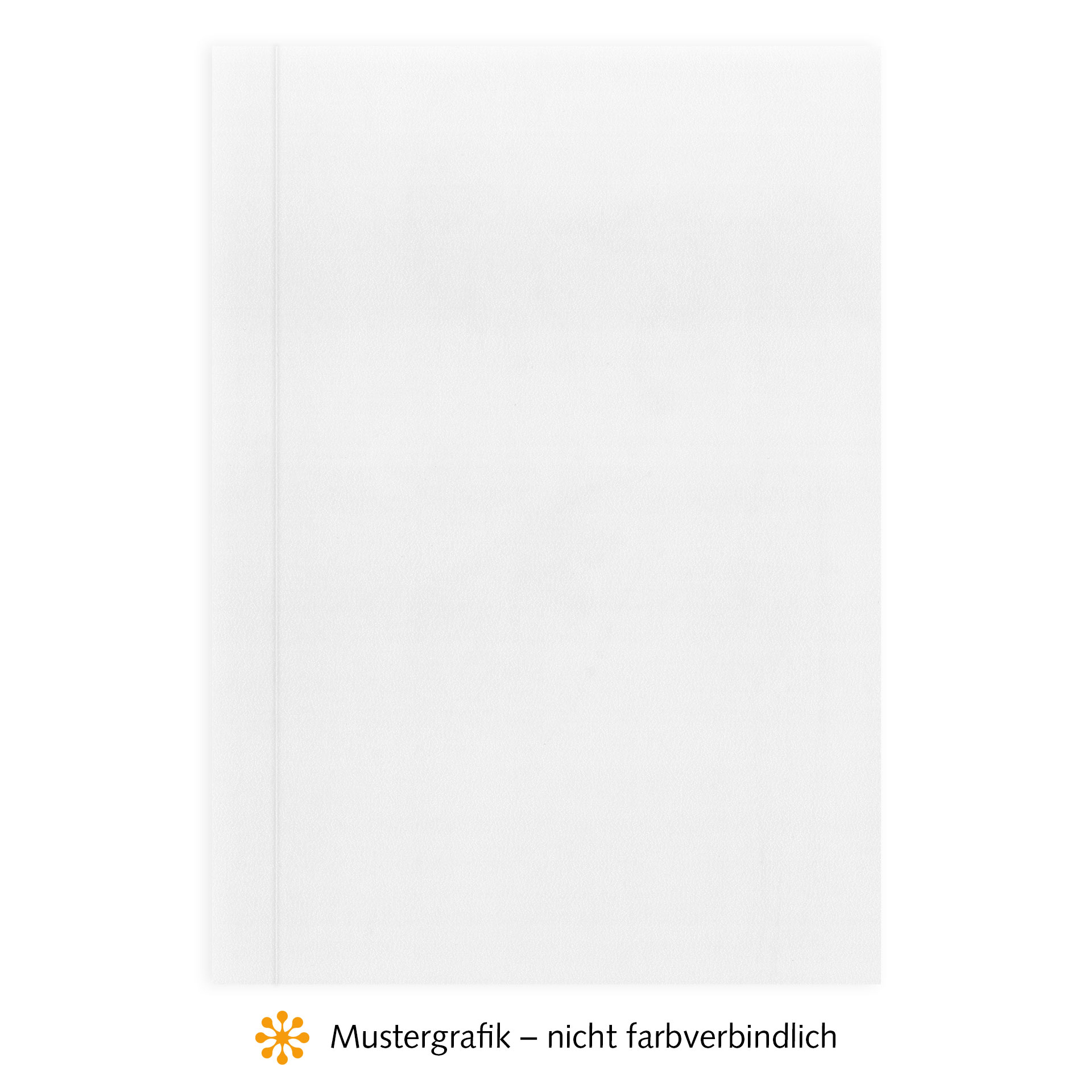 Ösenmappen DUO Cover, mit BEIDSEITIG Karton, Business / Nobless-Regence, Weiß, 3 mm, 21 bis 30 Blatt