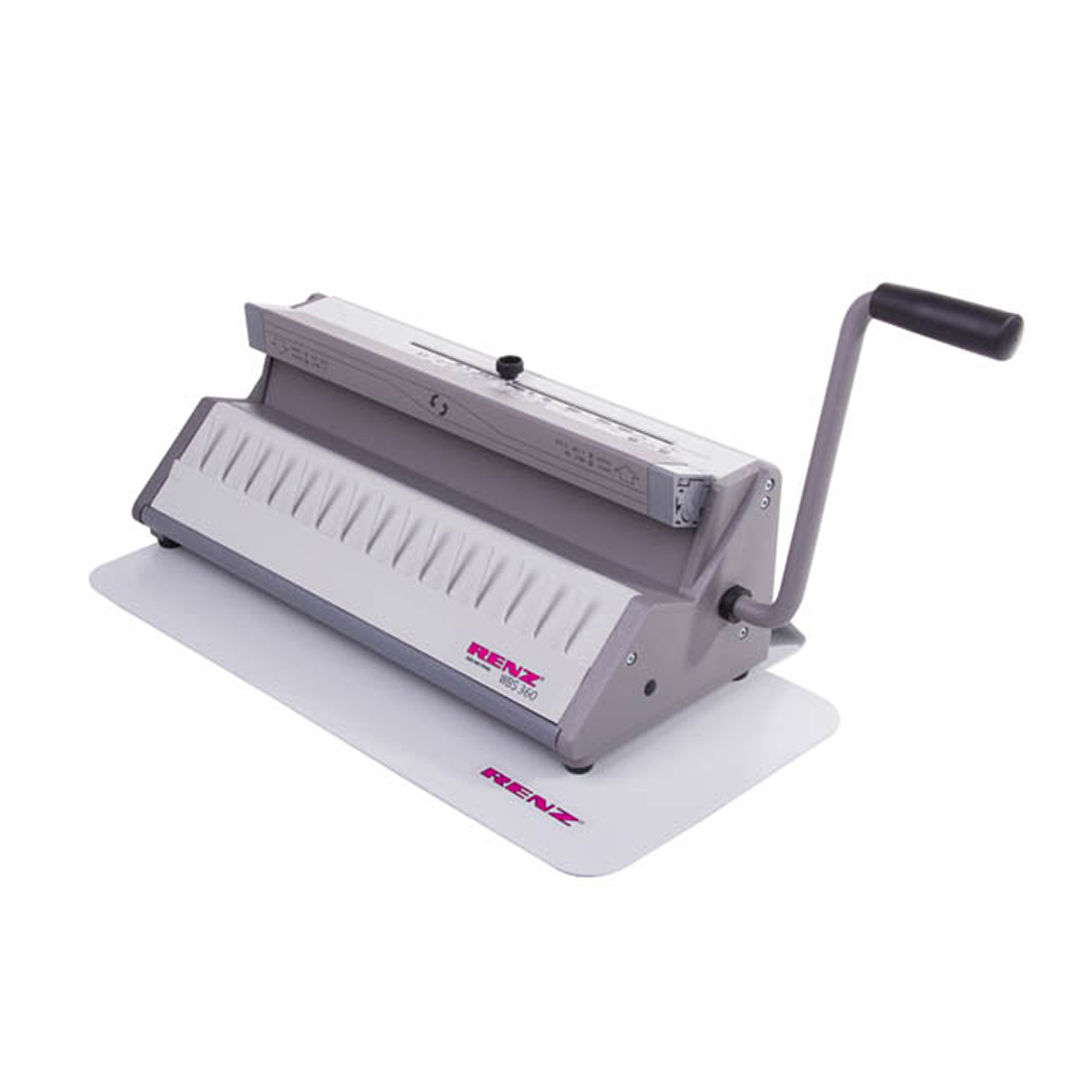 RENZ WBS 360 Schließmaschine für Drahtkammbindung - manuell RENZ WBS 360 Schließmaschine für Drahtkammbindung - manuell