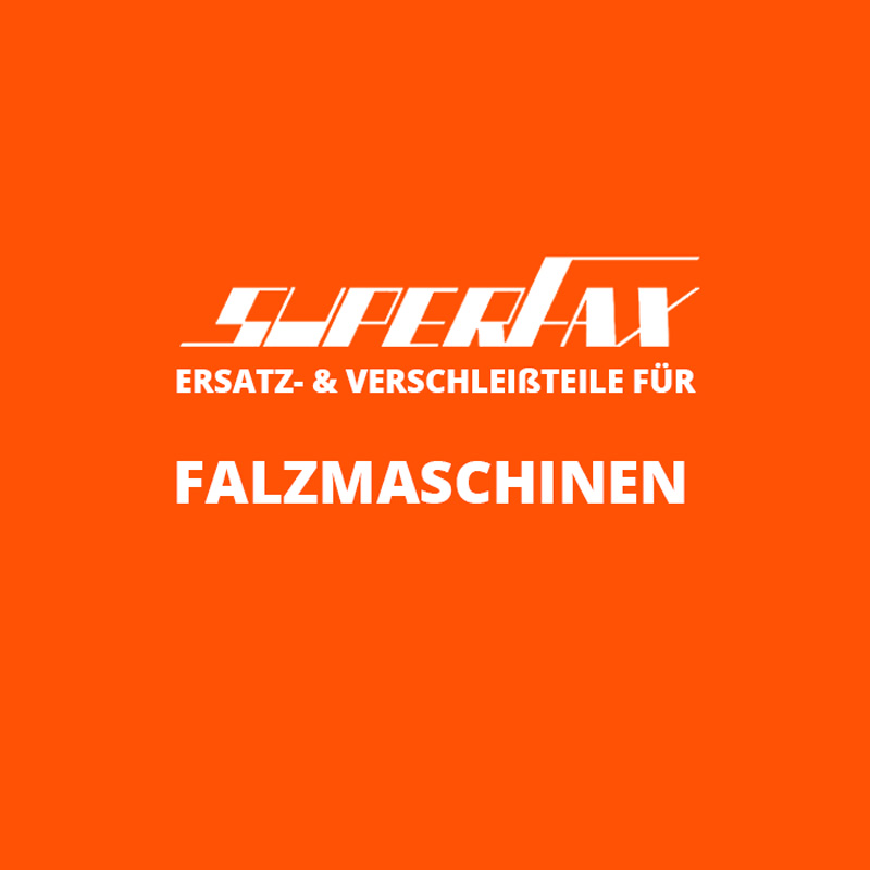 Kategoriebild: Ersatz-, Reparatur & Verschleißteile für SUPERFAX Falzmaschinen