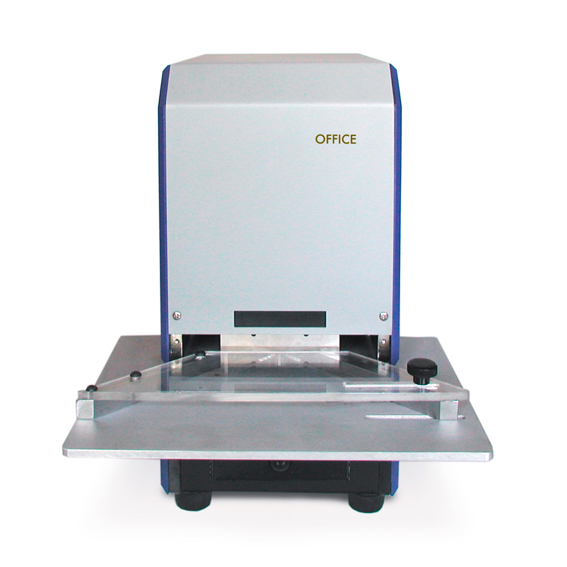 Eckenschneider Frontansicht PERNUMA OFFICE C Perforiermaschine Frontalansich der PERNUMA OFFICE T Perforiermaschine