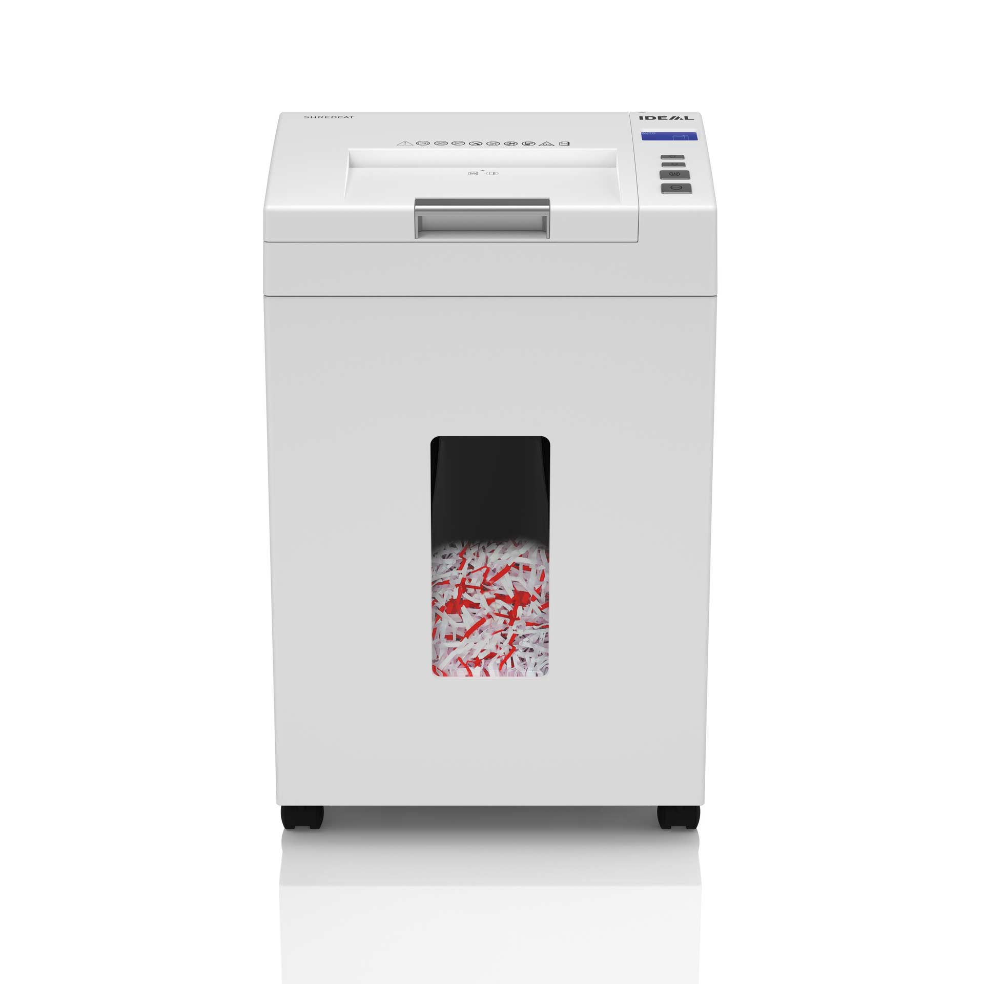 ideal shredcat 8292 cc aktenvernichter-frontansicht