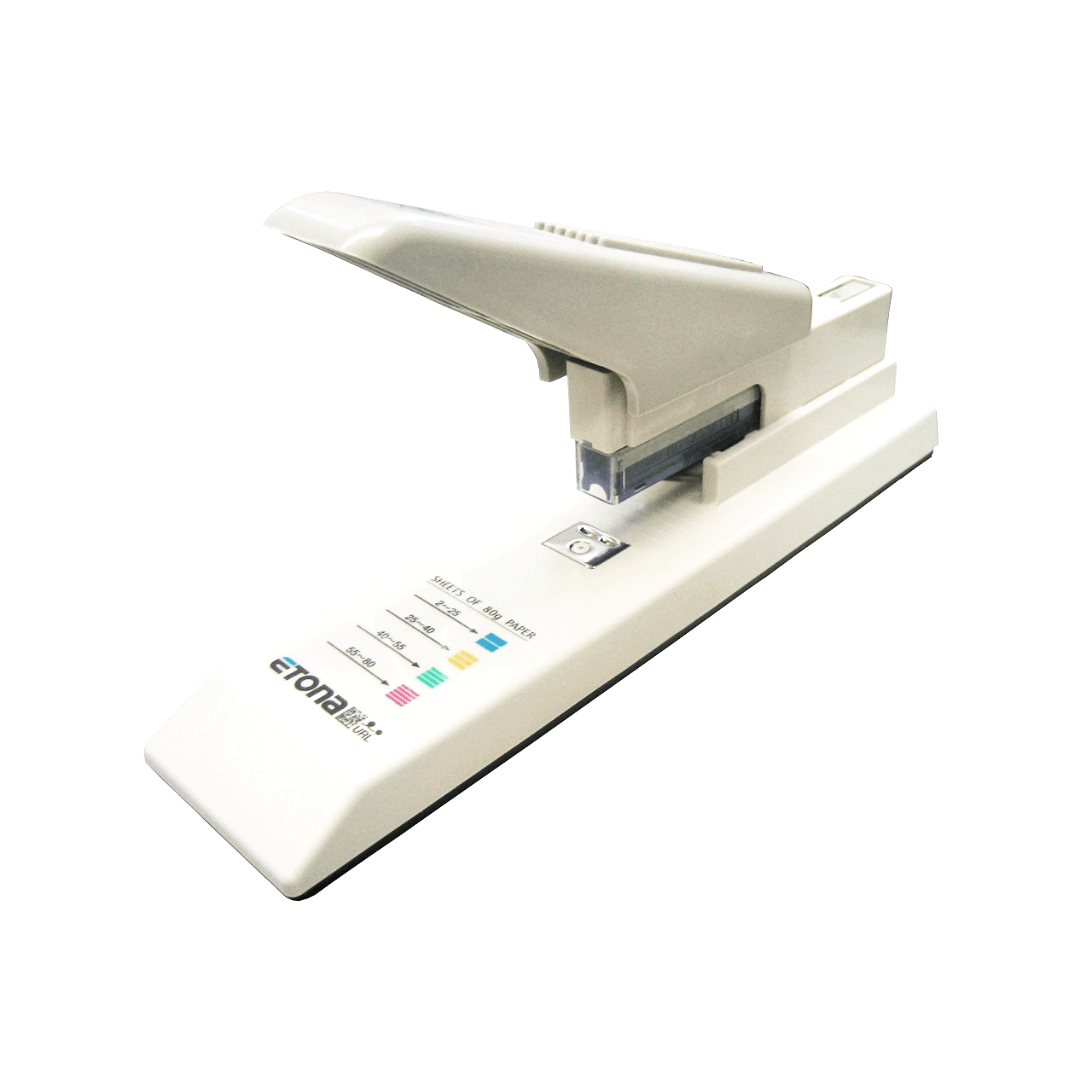 Blockhefter Etona EC 3 | Symbobild Heftklammern Skala REGUR Blockhefter Etona EC 3 mit Heftklammern Skala