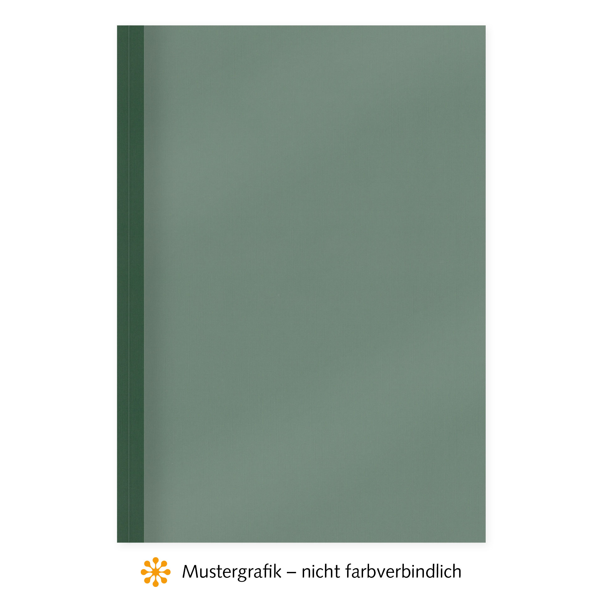 Thermobindemappen | Premium - MATT transparente Vorderseite