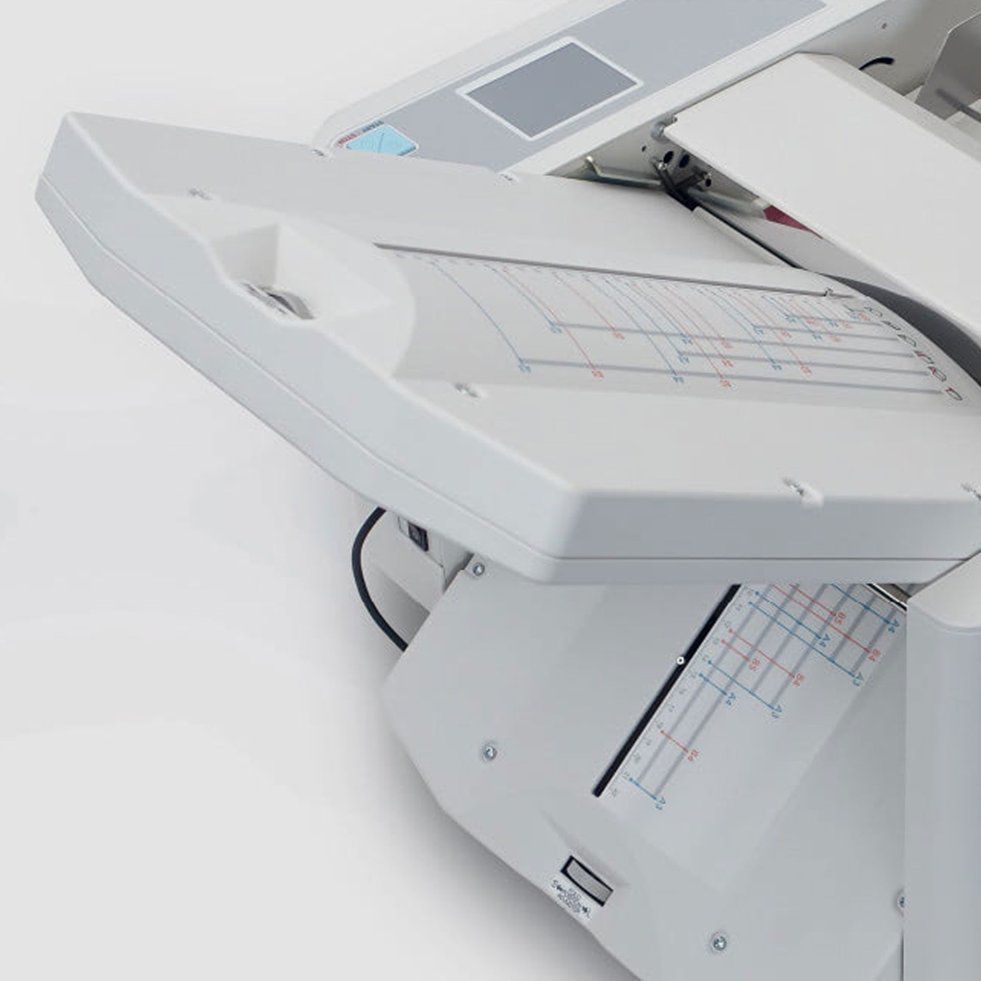 ideal 8345 falzmaschine-anzeige der falzarten-falzen per knopfdruck ideal 8345 falzmaschine-anzeige der falzarten und dem falzen per knopfdruck