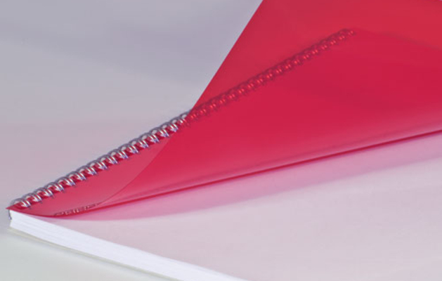 Deckblätter / Bindefolien PVC A4 | kristallklar getönt