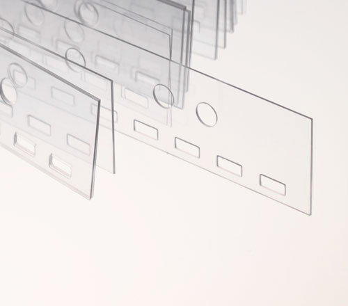 Abheftstreifen PVC für EURO-Teilung (24 Loch) Plastikbindung  Abheftstreifen PVC für EURO-Teilung (24 Loch) Plastikbindung