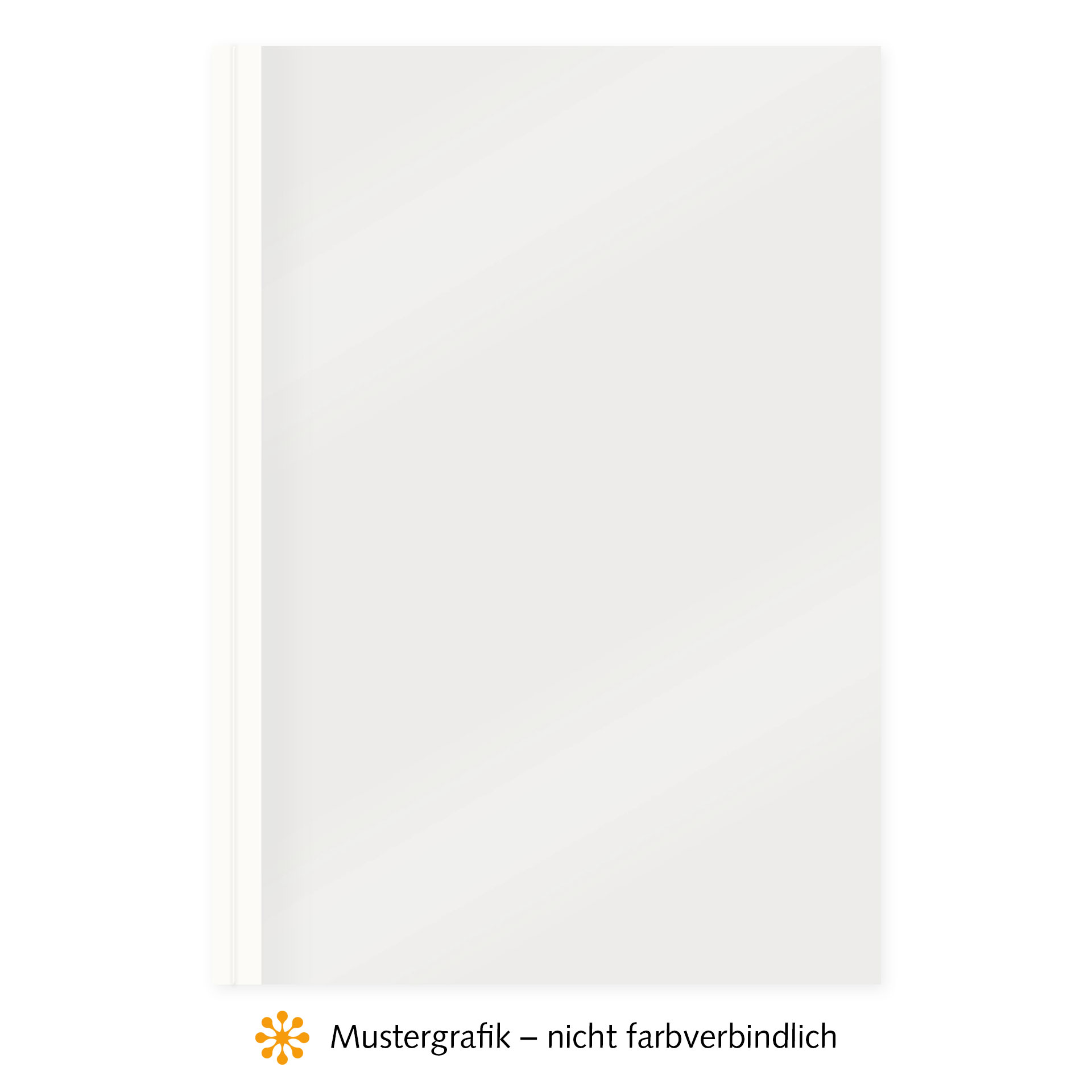 Thermobindemappen | Premium - Cover Folie (matt transparent), Optimal, Weiß, 8 mm, 71 bis 80 Blatt Thermobindemappen | Premium - Cover Folie (matt transparent), Optimal, Weiß, 8 mm, 71 bis 80 Blatt