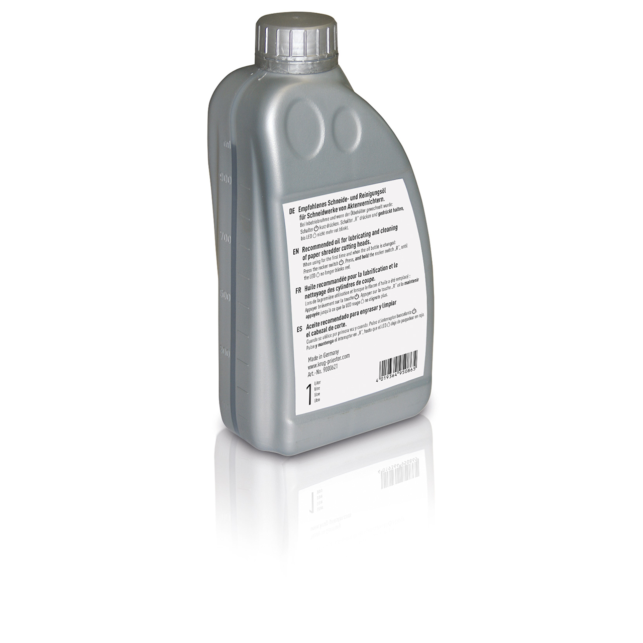 Spezialöl für IDEAL Aktenvernichter 1 Liter Flache Spezialöl für IDEAL Aktenvernichter