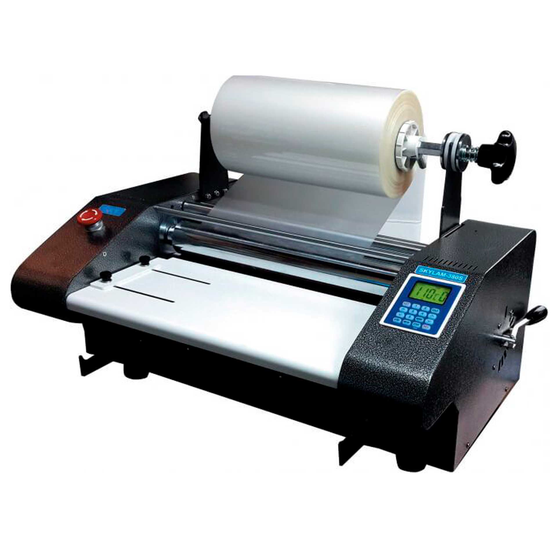 Skylam 380 Super Rollenlaminator Cover Das Bild zeigt den Skylam 380 Super rollenlaminator, freigestellt auf weißem hintergrund