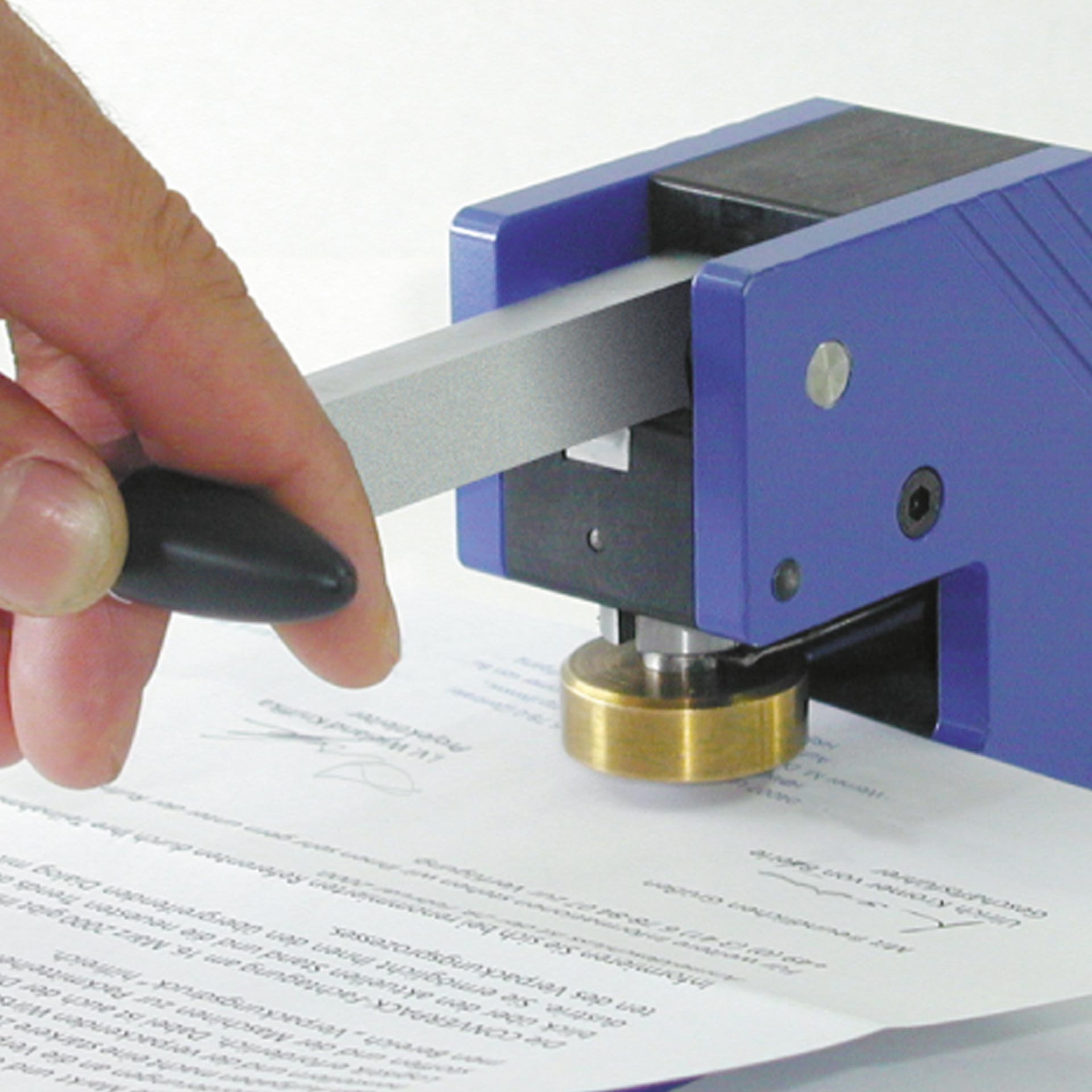 PERNUMA MICROSET - Prägegerät manuell Manuelles Prägegerät von Pernum im Onlineshop