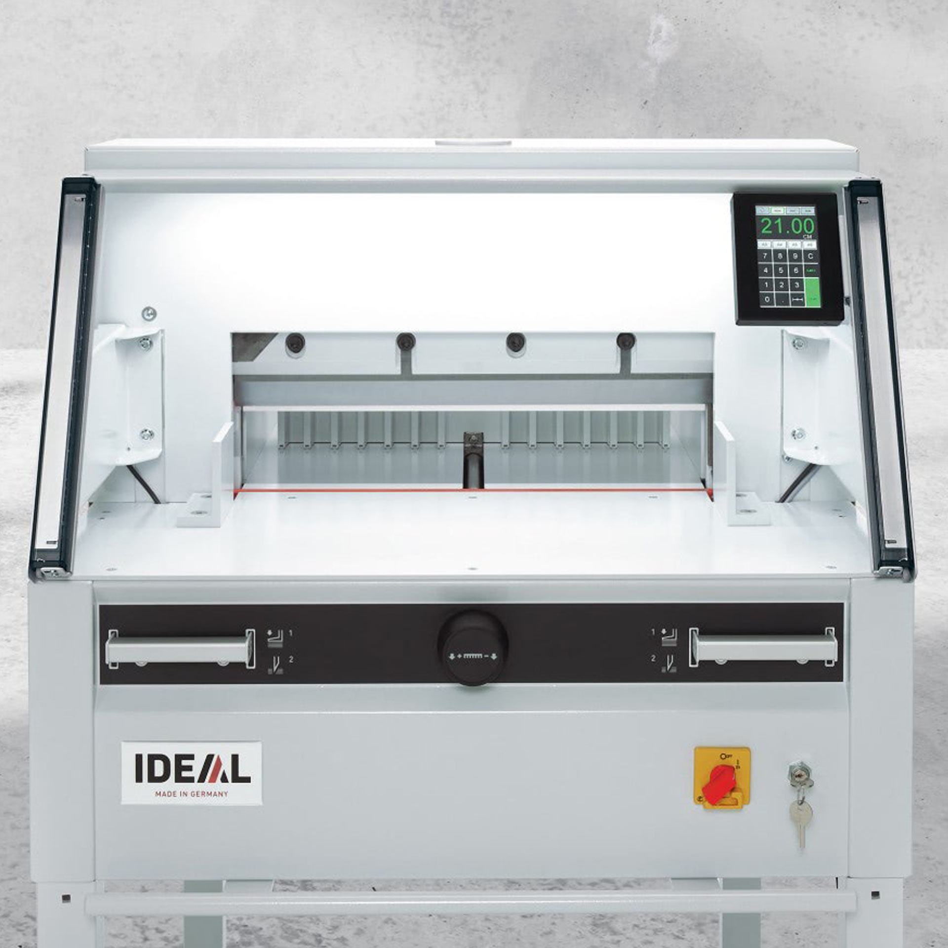 ideal 4860 stapelschneider-frontansicht ideal 4860 stapelschneider, frontansicht