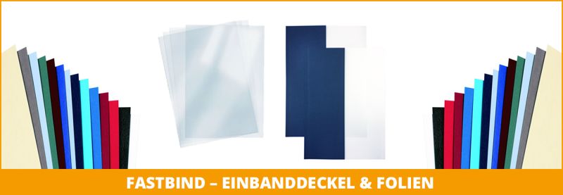FASTBIND Einbanddeckel / Folien online kaufen im B2B Shop!